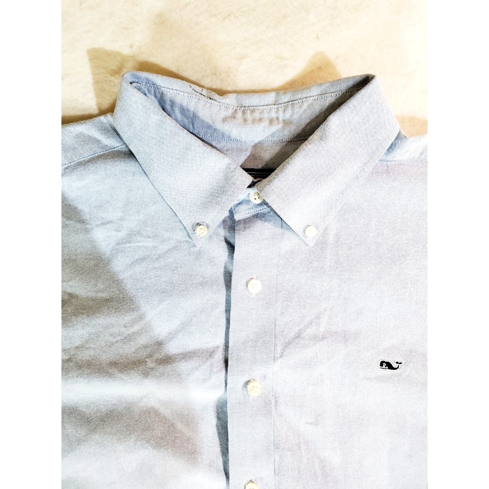 Vineyard Vines Vineyard Vines Signature Mens Light Blue Button-Up Classic Fit Whale Shirt XL Shirt Mens Blue 90s? Wait. Size US XL / EU 56 / 4 - 4 Thumbnail
