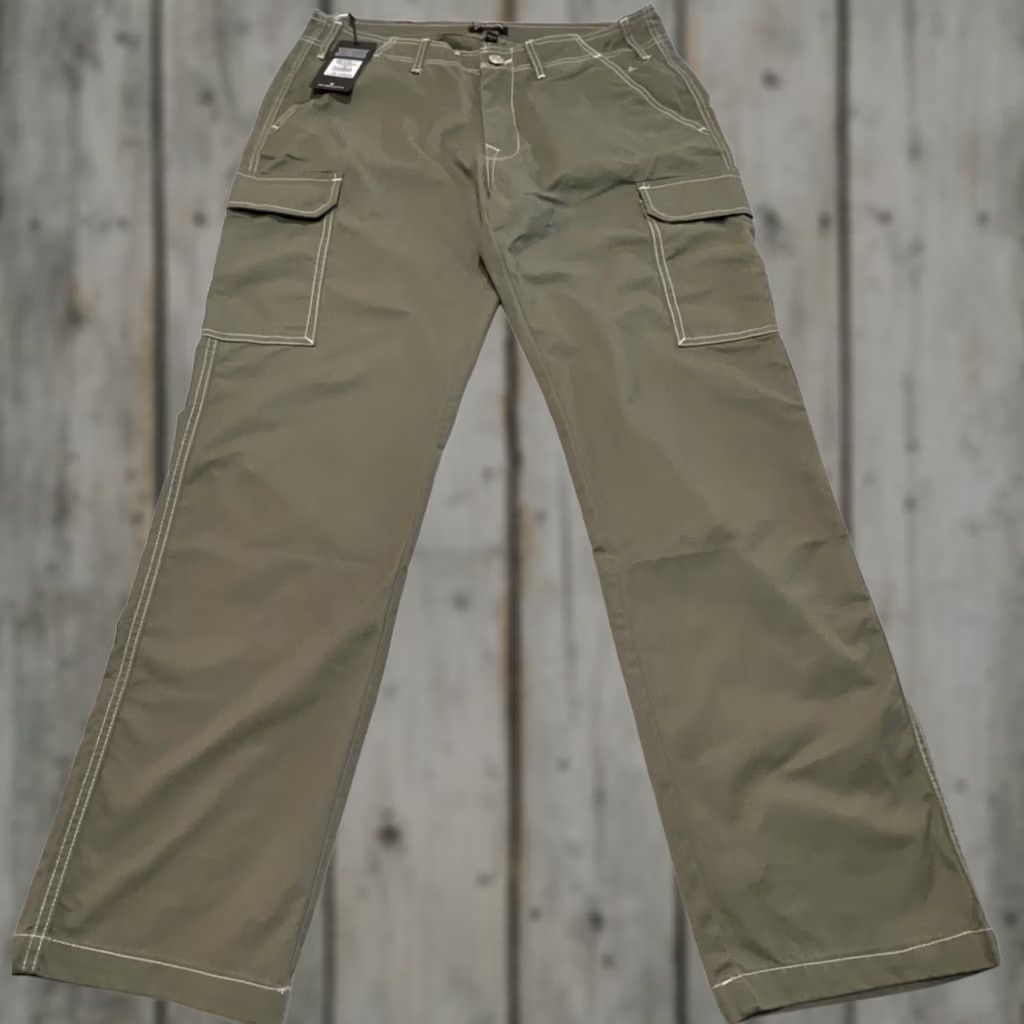 True Religion True Religion Mens Cargo Pant SN Olive Kalamata Size 34 Outline NWT PantMen MSRP69 Size US 34 / EU 50 - 1 Thumbnail