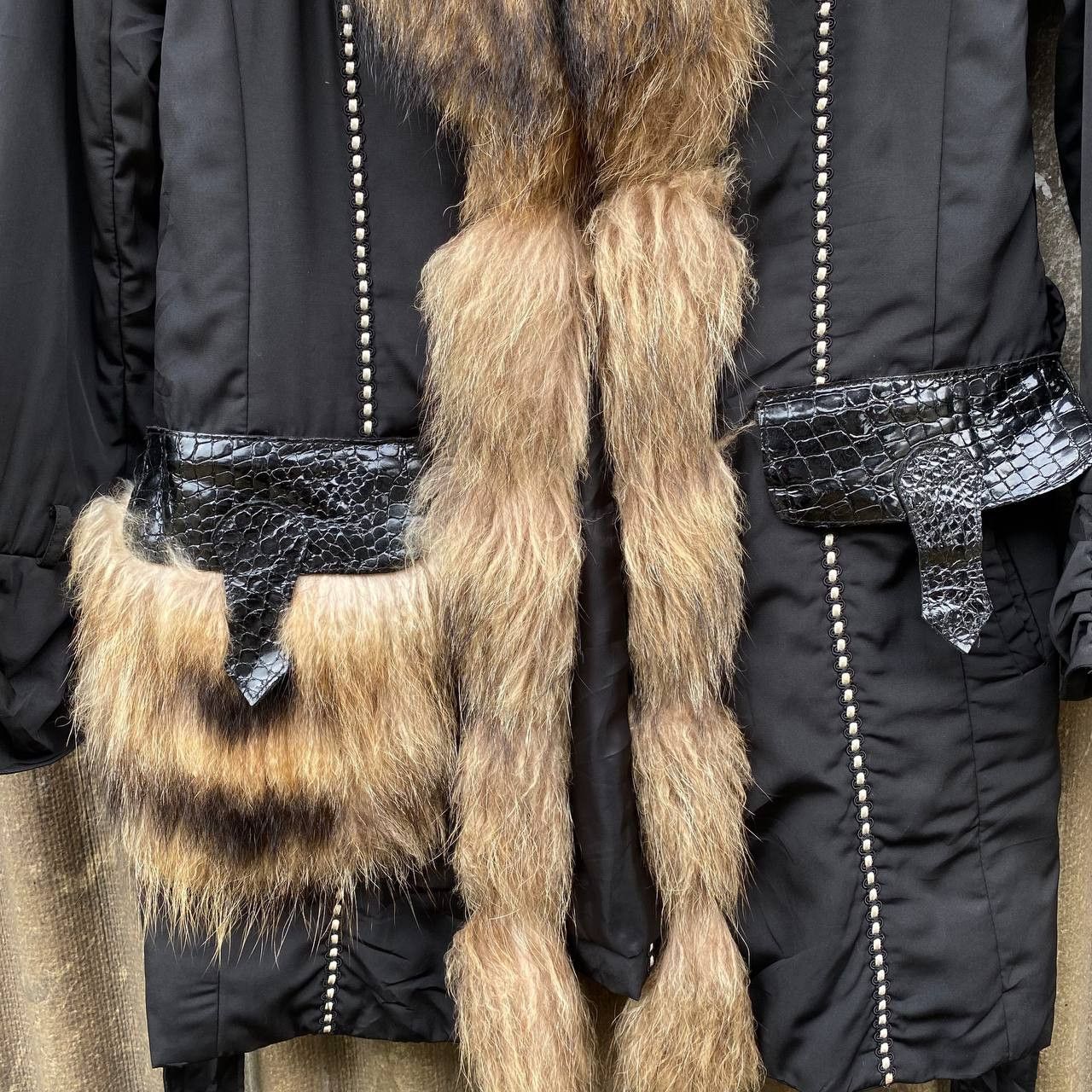 Vintage Vintage B.Z.B Fur Jacket Size M / US 6-8 / IT 42-44 - 3 Thumbnail