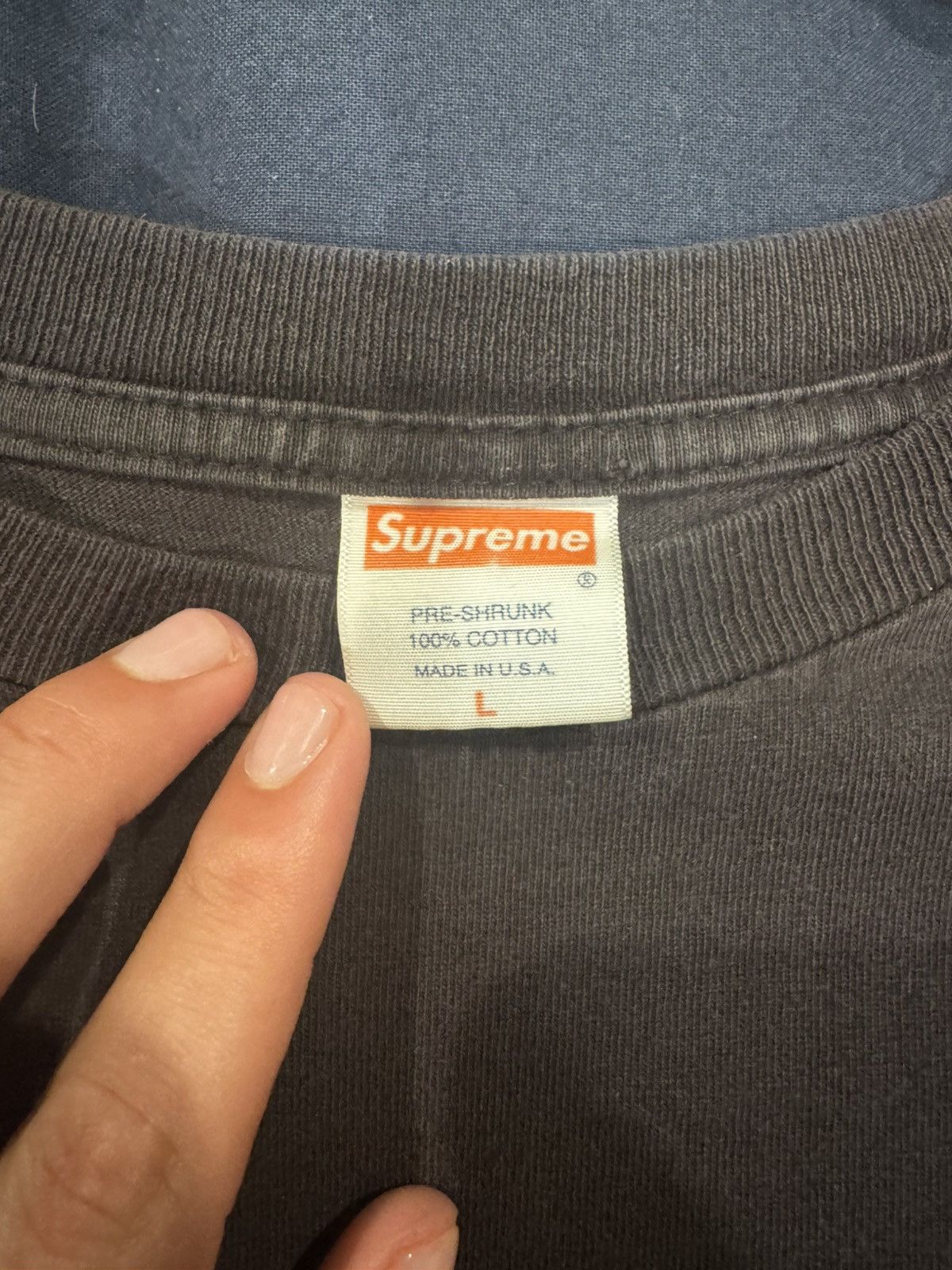 Supreme Supreme JFK Tee Size US L / EU 52-54 / 3 - 3 Thumbnail