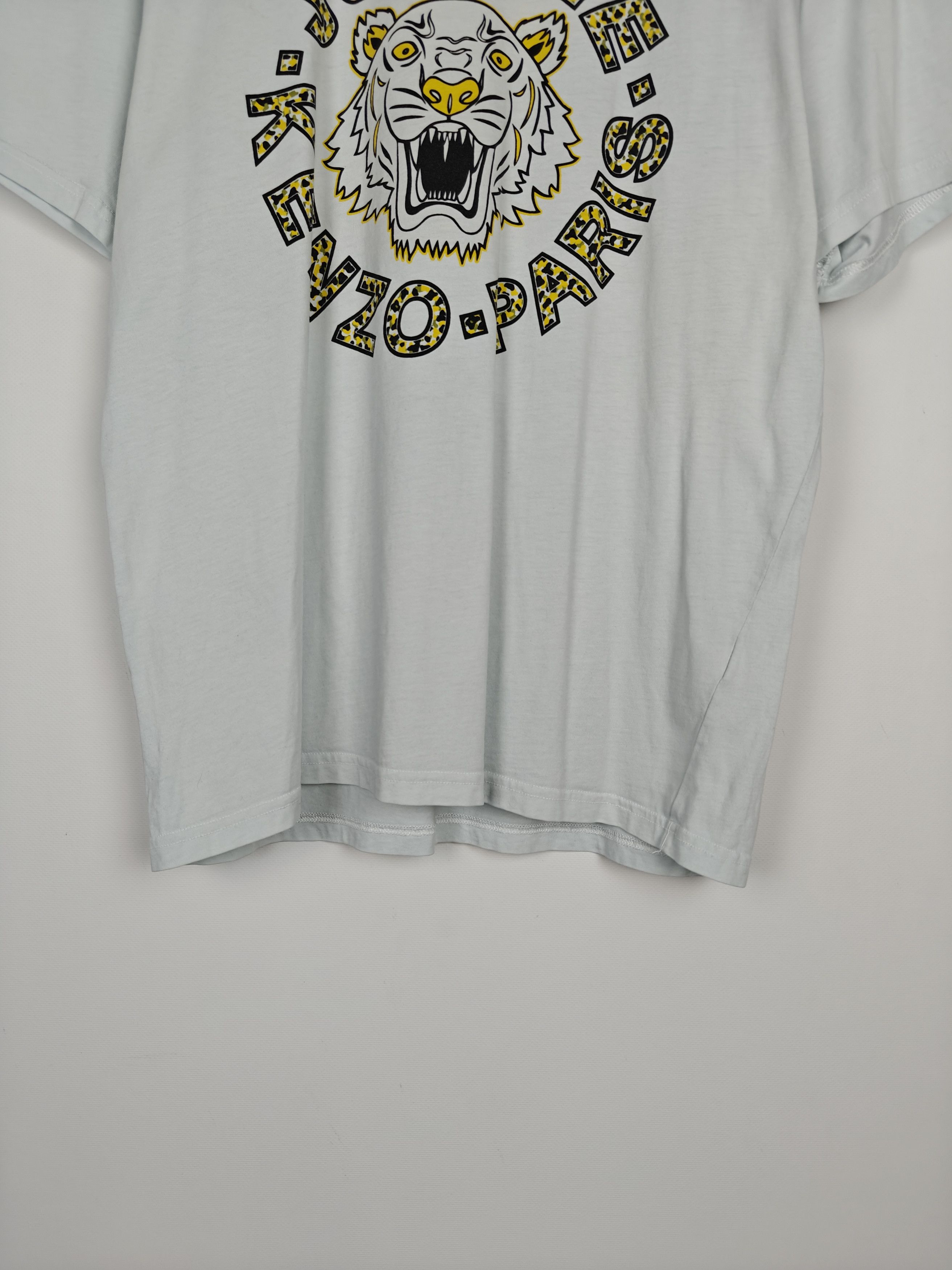 Kenzo Kenzo Paris T-Shirt Tiger Logo Tee White Crew size XL Size US XL / EU 56 / 4 - 3 Thumbnail