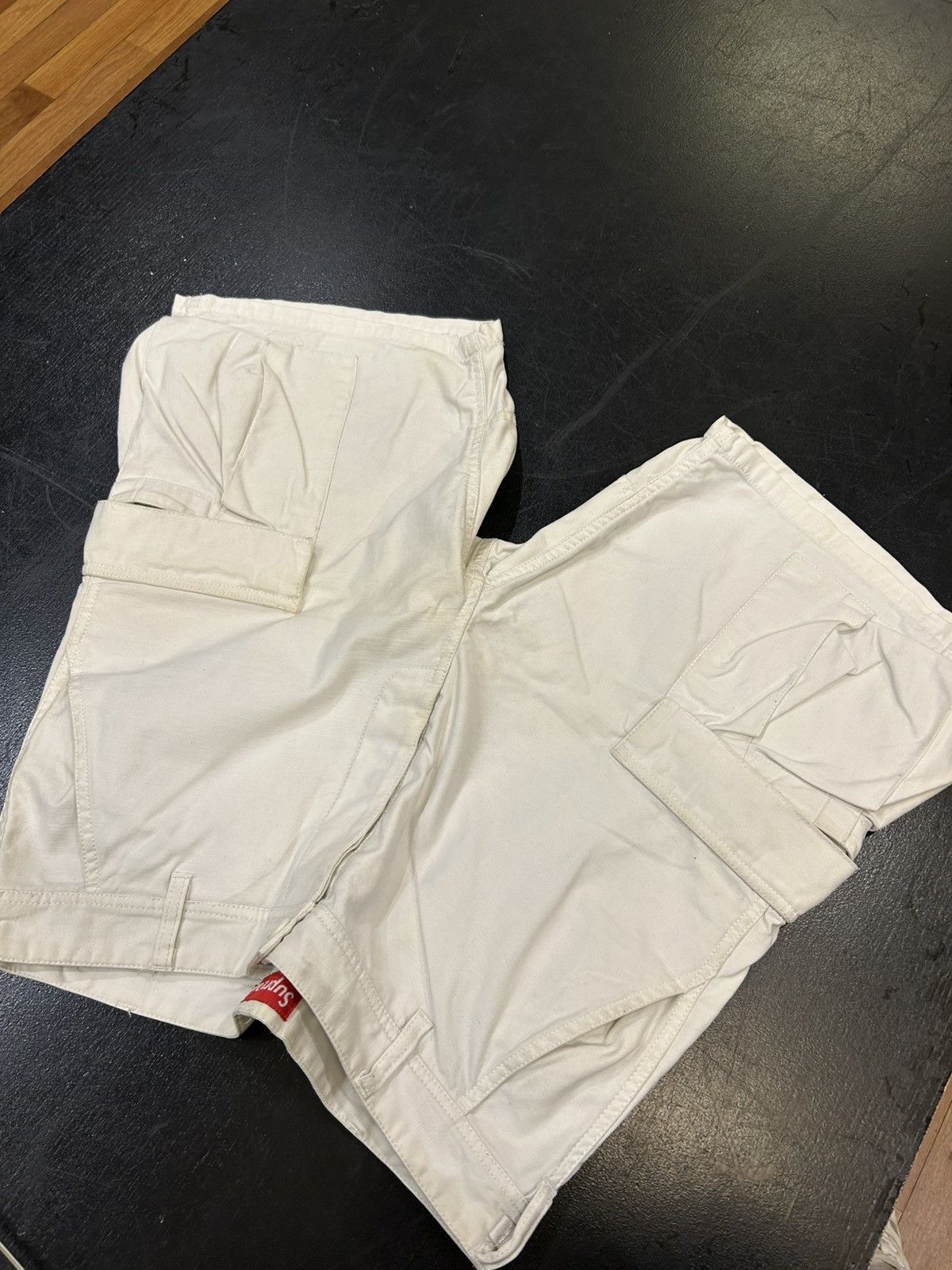 Supreme Supreme Cargo Shorts - White Size US 34 / EU 50 - 4 Thumbnail