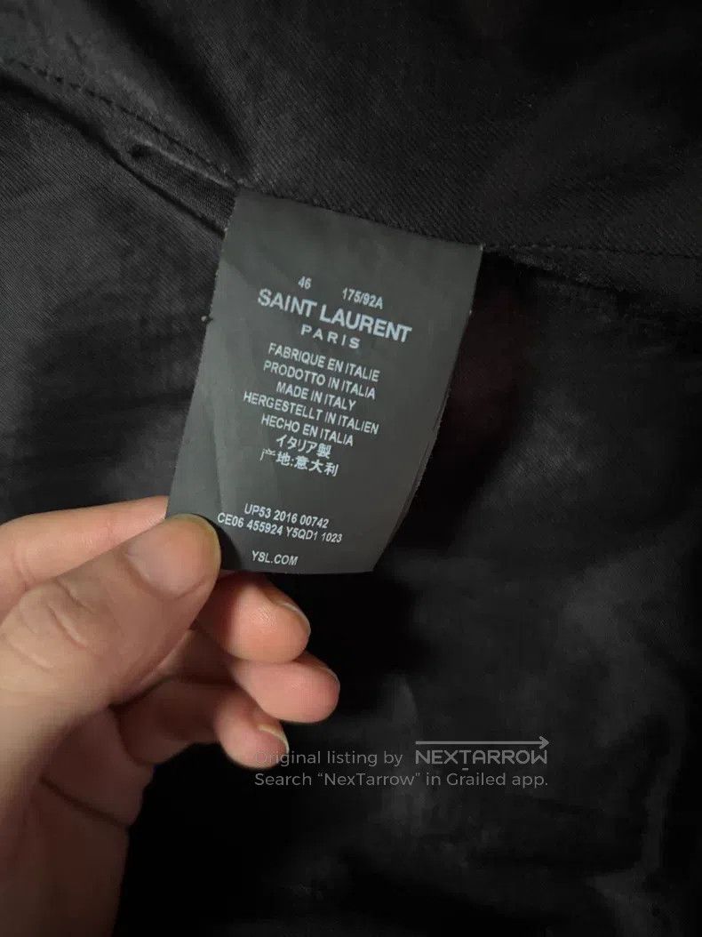 Saint Laurent Paris Saint Laurent Paris Fringed Distressed Leather Jacket Size US S / EU 44-46 / 1 - 8 Thumbnail