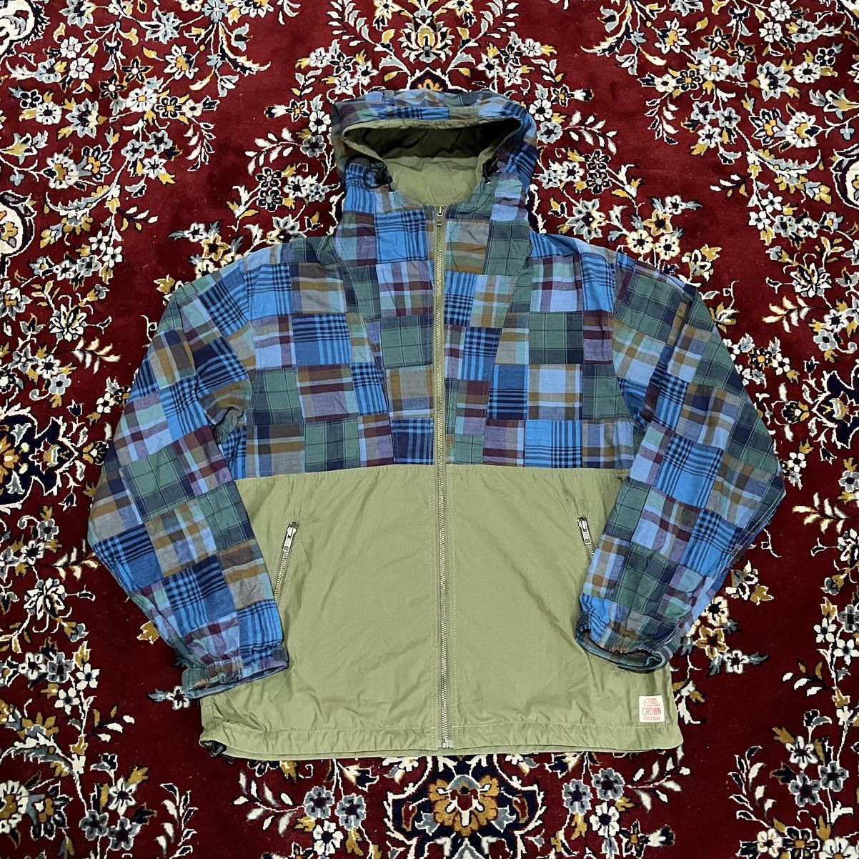 Other Patchwork ziphoodie by crown union made Size L / US 10 / IT 46 - 1 Thumbnail