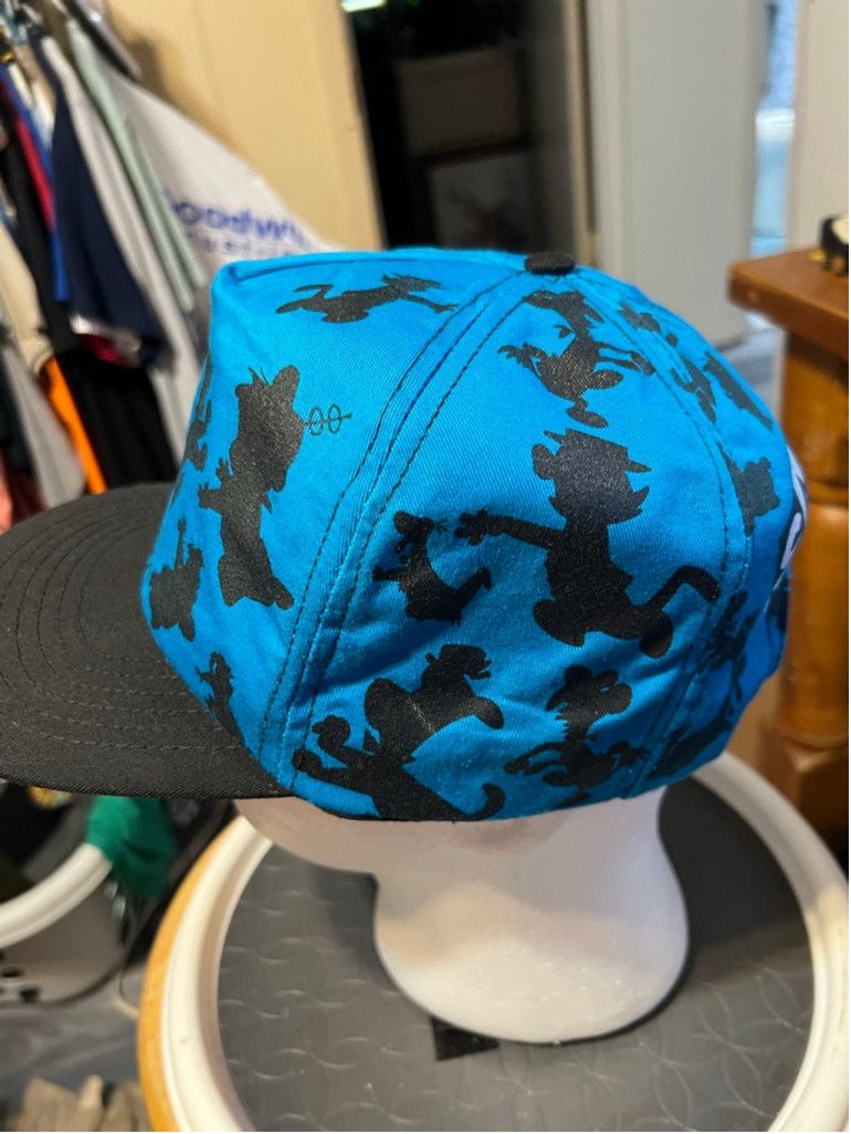 Cartoon Network Vintage Cartoon Network Blue Black Character Print Snapback Size ONE SIZE - 2 Thumbnail