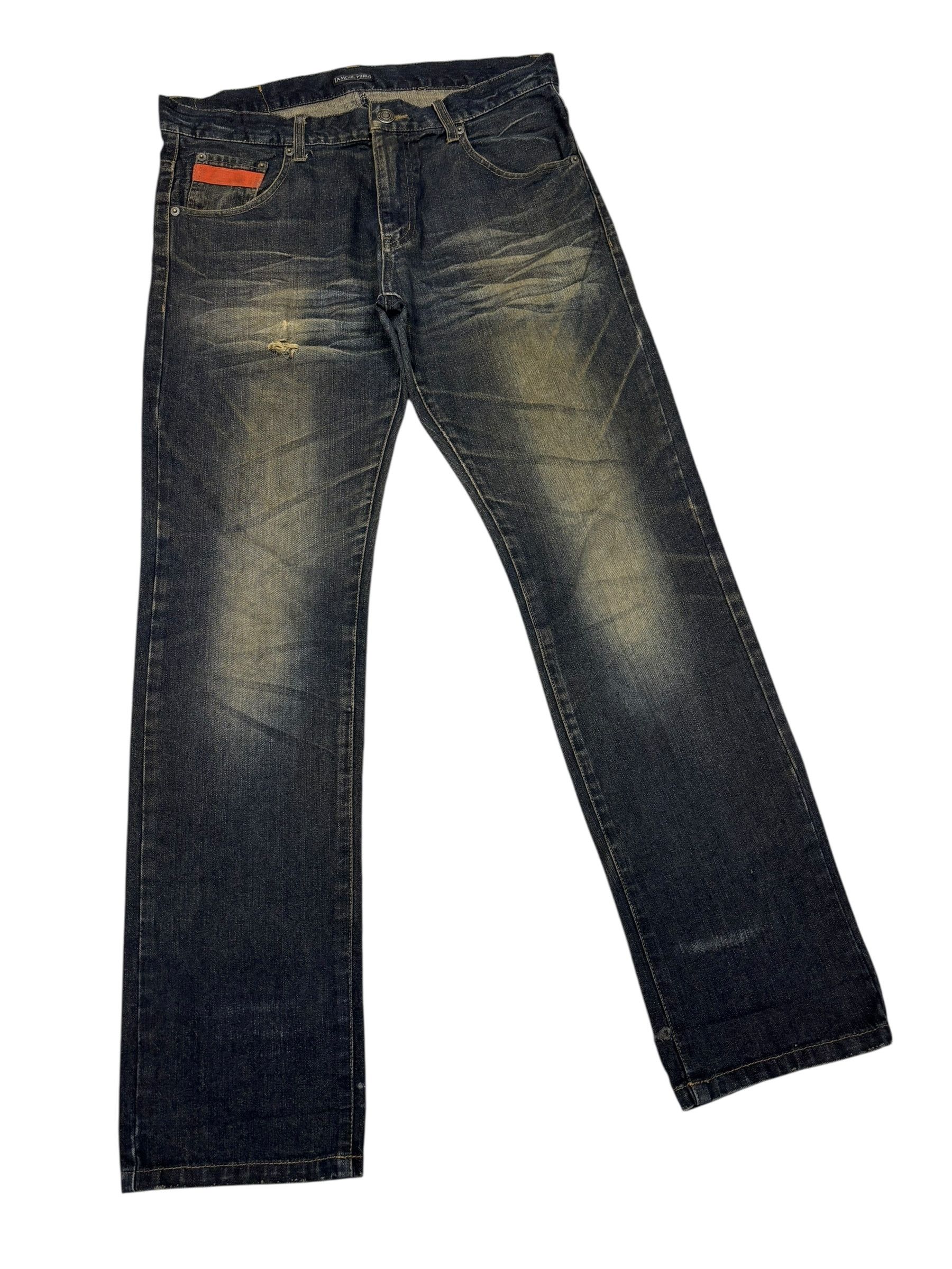 Undercover Vintage Amore Pure Rusty Mud Wash Distressed Denim Jean Size US 35 - 5 Thumbnail