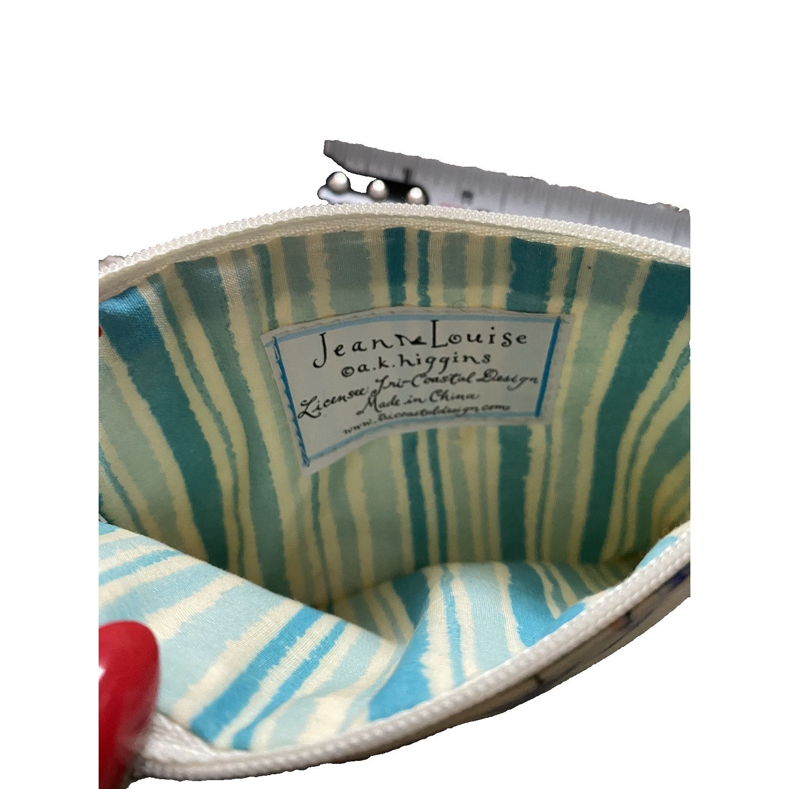 & Other Stories Jeanne Louise @ a.k. higgins small makeup bag Size ONE SIZE - 4 Thumbnail