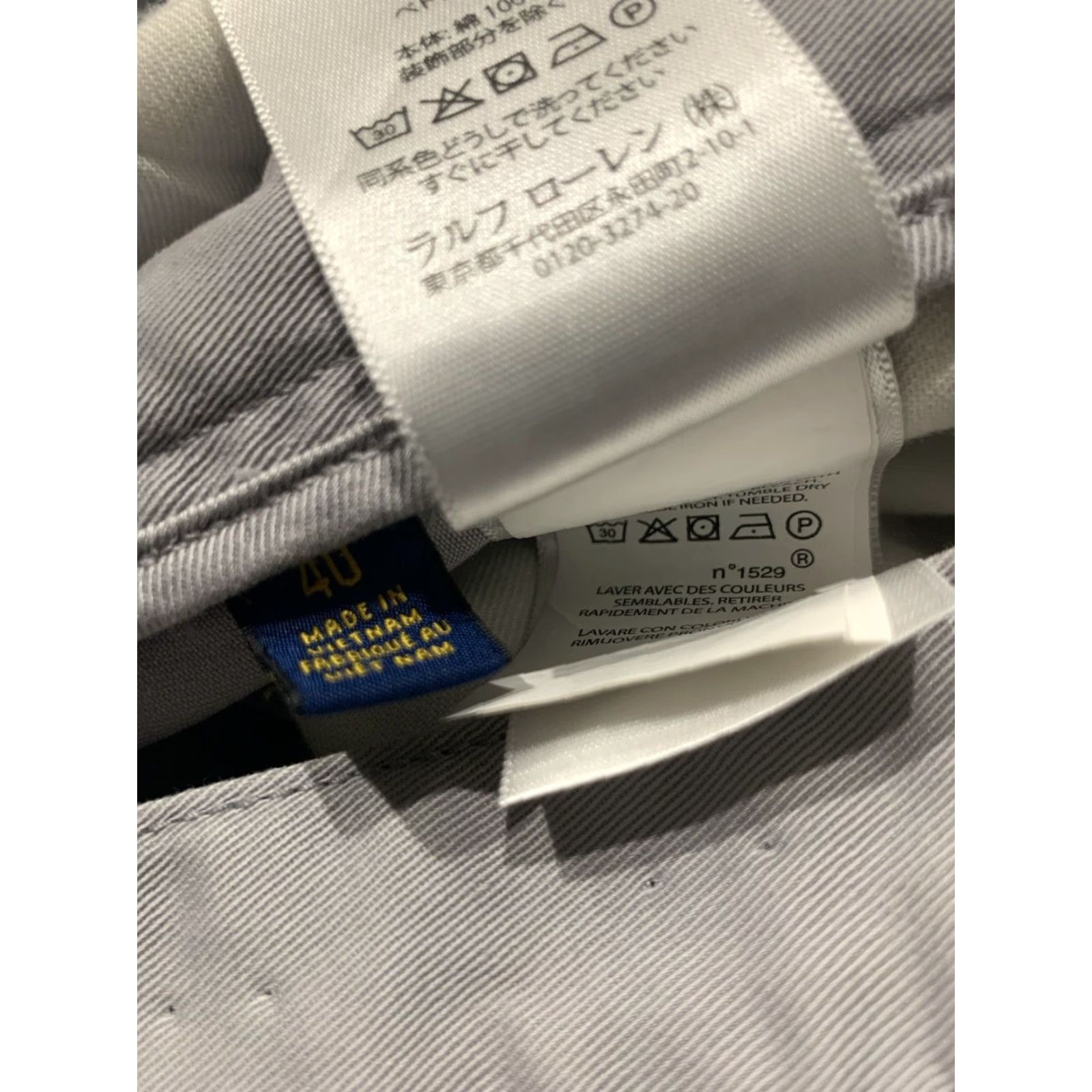 Polo Ralph Lauren VINTAGE Polo Ralph Lauren Chino Shorts Relaxed Fit Size 40 Men Gray Preowned Size US L / EU 52-54 / 3 - 5 Thumbnail