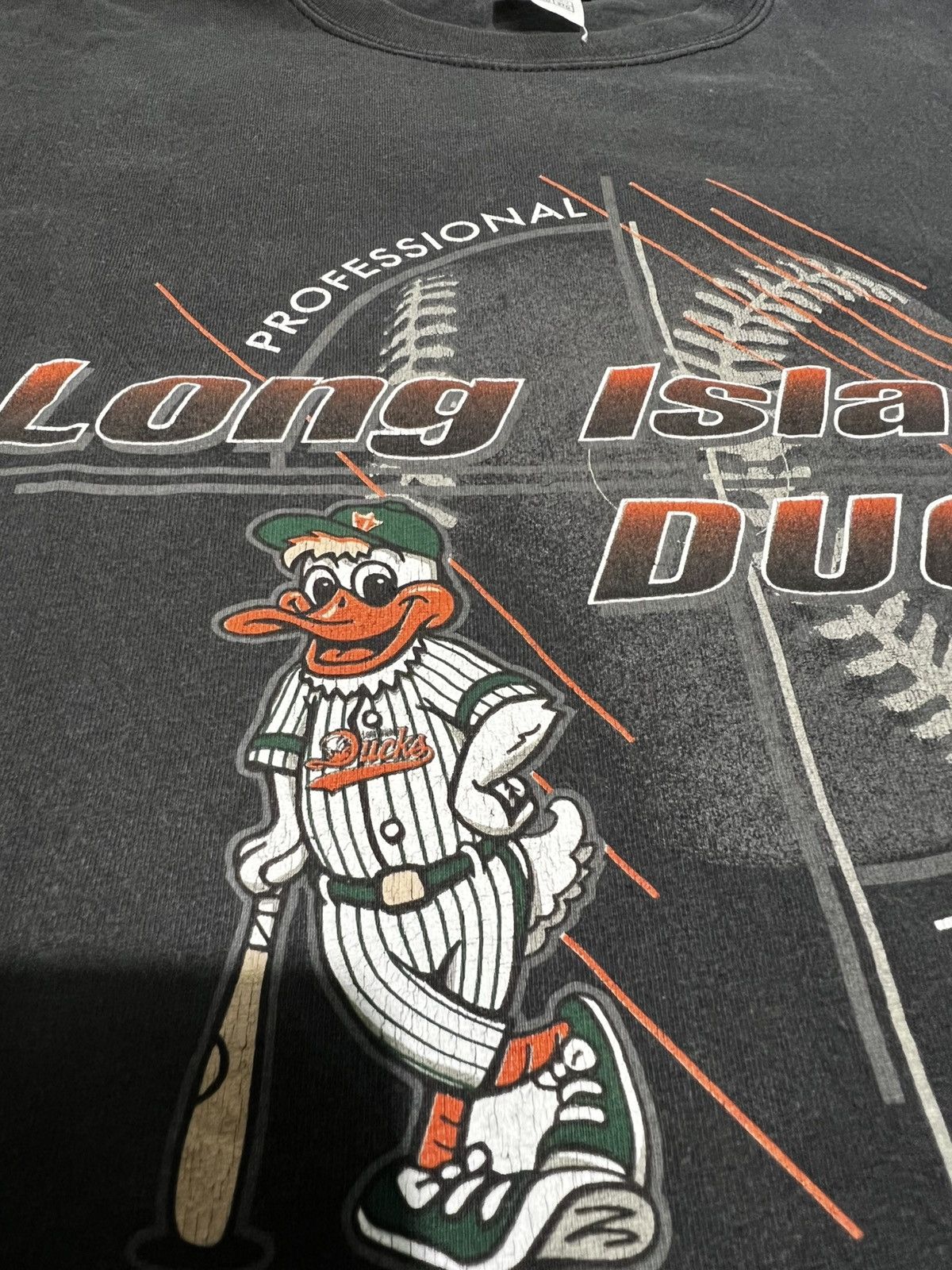 Vintage VINTAGE LONG ISLAND DUCKS TEE Size US XXL / EU 58 / 5 - 1 Thumbnail