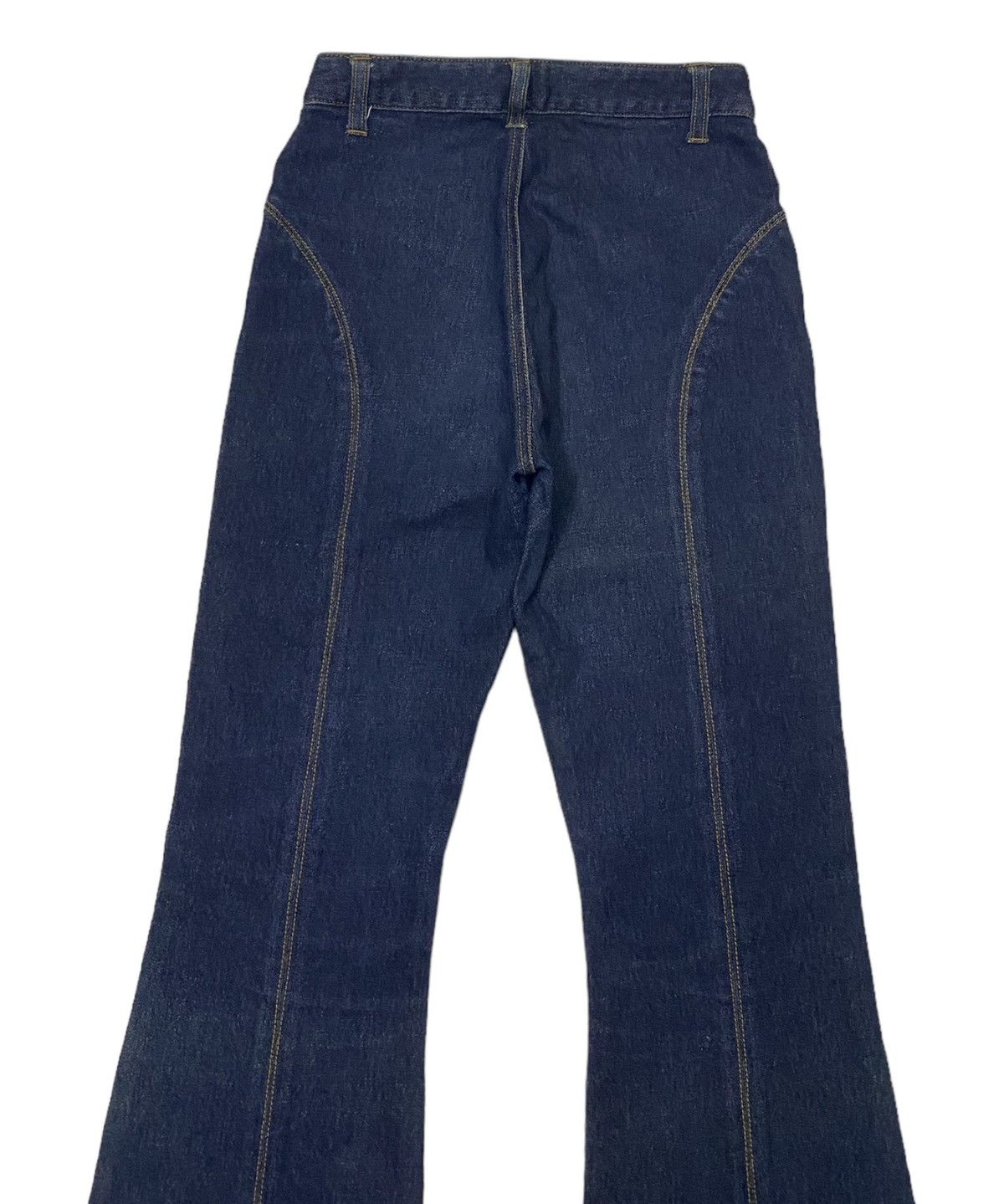 If Six Was Nine × Japanese Brand FLARE JEANS UNBRAND JAPANESE BOOTCUT DENIM JEANS DISTRESSED Size 25" / US 0 / IT 36 - 5 Thumbnail