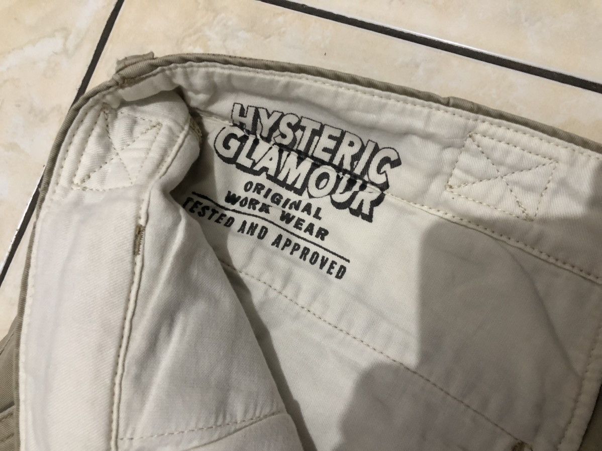 Hysteric Glamour Rare Hysteric Glamour Original Work Wear Chinos Khaki Beige Size US 33 - 7 Thumbnail