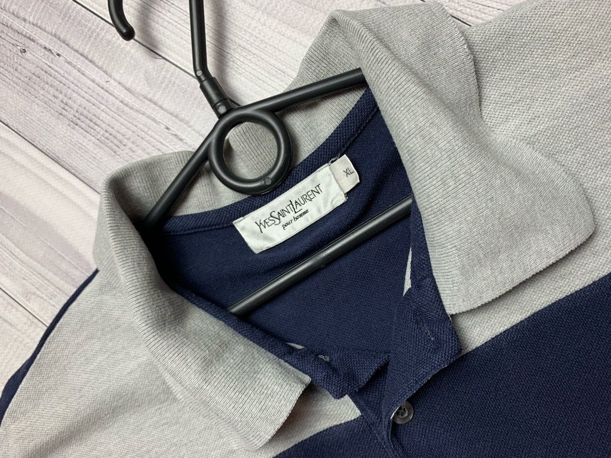 Vintage × Yves Saint Laurent Yves saint Laurent polo big logo Size xl Size US XL / EU 56 / 4 - 3 Thumbnail