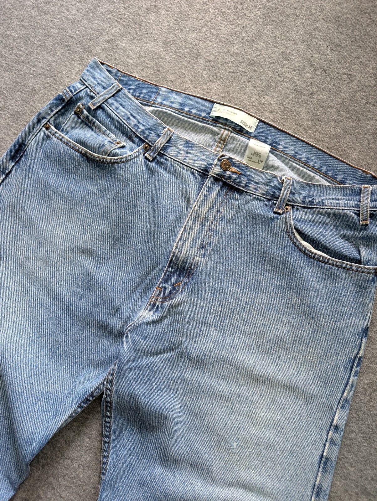 Levi's Levi’s Jeans Vintage 00s Y2K Signature Straight Fit 40x30 Size US 40 / EU 56 - 5 Thumbnail