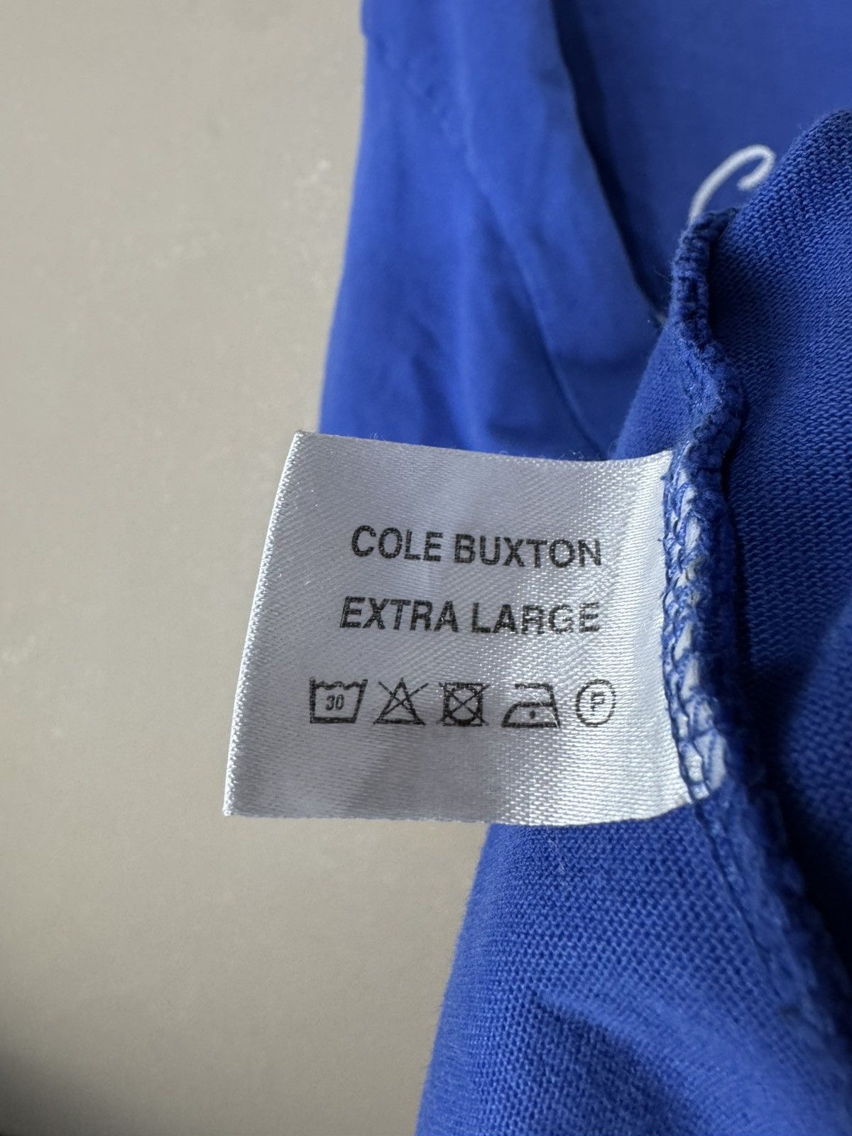 Cole Buxton Cole Buxton Embroidered big logo tee T-Shirt Size US XL / EU 56 / 4 - 4 Thumbnail
