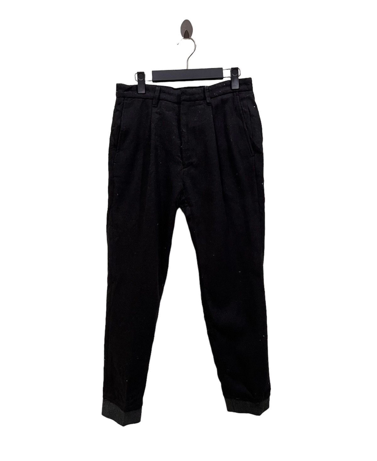 image of Edifice Japan Wool Jogger Pant in Black, Men's (Size 28)