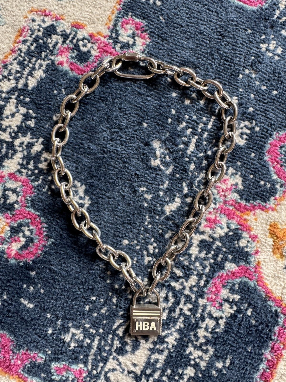 HBA Hood by Air 2015 Padlock Chain Necklace