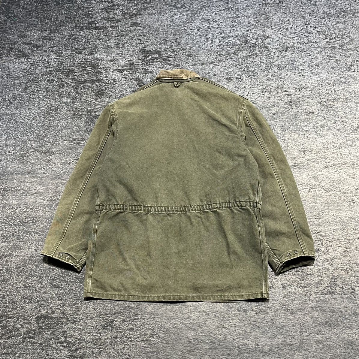 Carhartt Vintage 90s Carhartt Jacket Parka Blanket Lined Green Faded Size US L / EU 52-54 / 3 - 2 Thumbnail