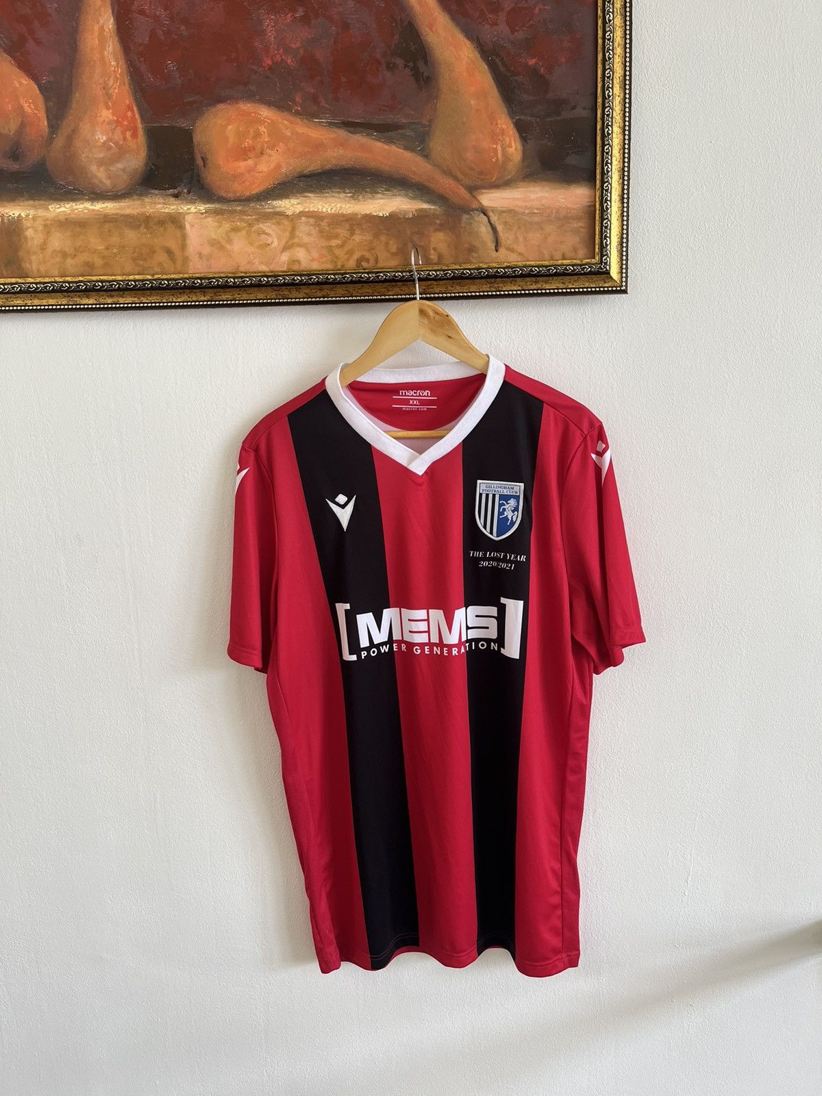 Macron Macron GILLINGHAM FC 2021/22 Away Football Soccer Jersey,XXL Size US XXL / EU 58 / 5 - 1 Thumbnail