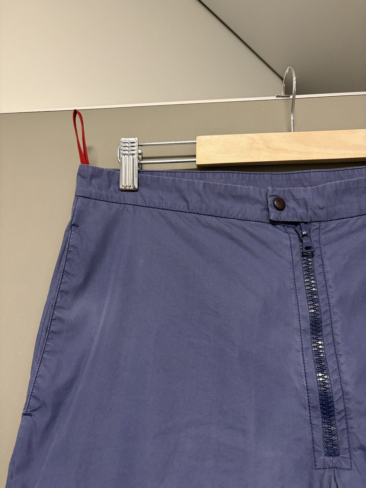 Prada Prada Blue Nylon Light Cargo Shorts Size US 30 / EU 46 - 4 Thumbnail