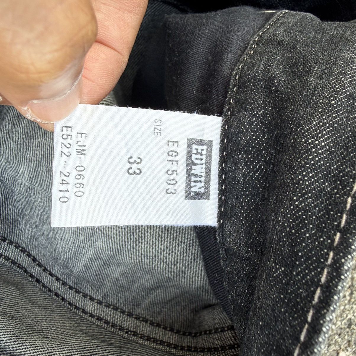 Edwin VINTAGE EDWIN BLACK FADED RIPPEP JEAN PANTSA Size US 34 / EU 50 - 15 Thumbnail