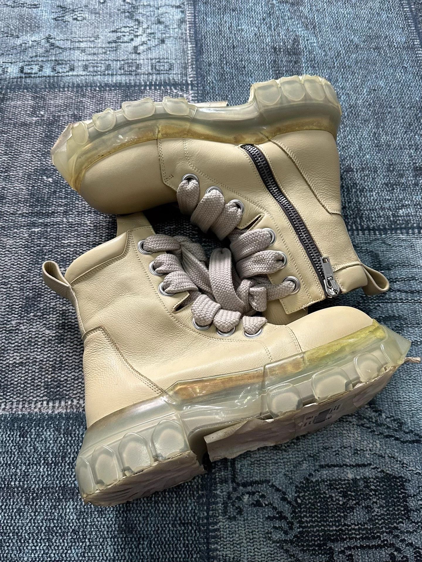 Rick Owens Rick Owens Thick Laces Transparent Octo 40 New Boot Size US 7 / EU 40 - 5 Thumbnail