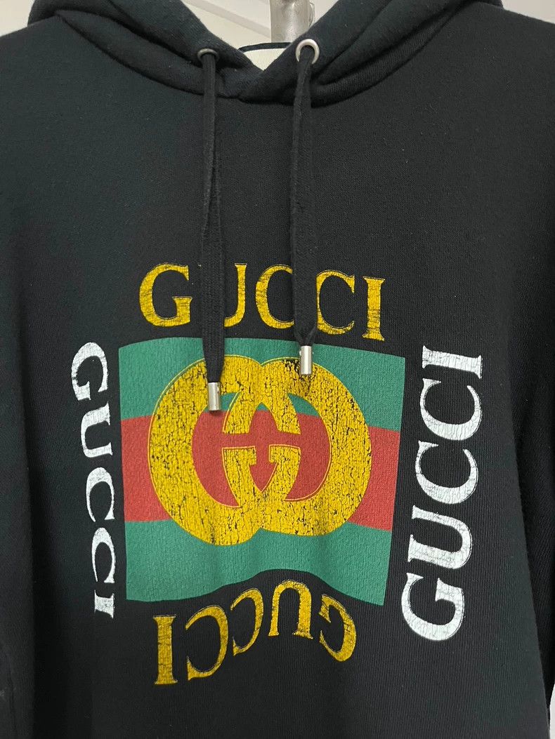 Gucci Gucci Black squares make old hoodies 2502-Nextarrow Size US S / EU 44-46 / 1 - 2 Thumbnail