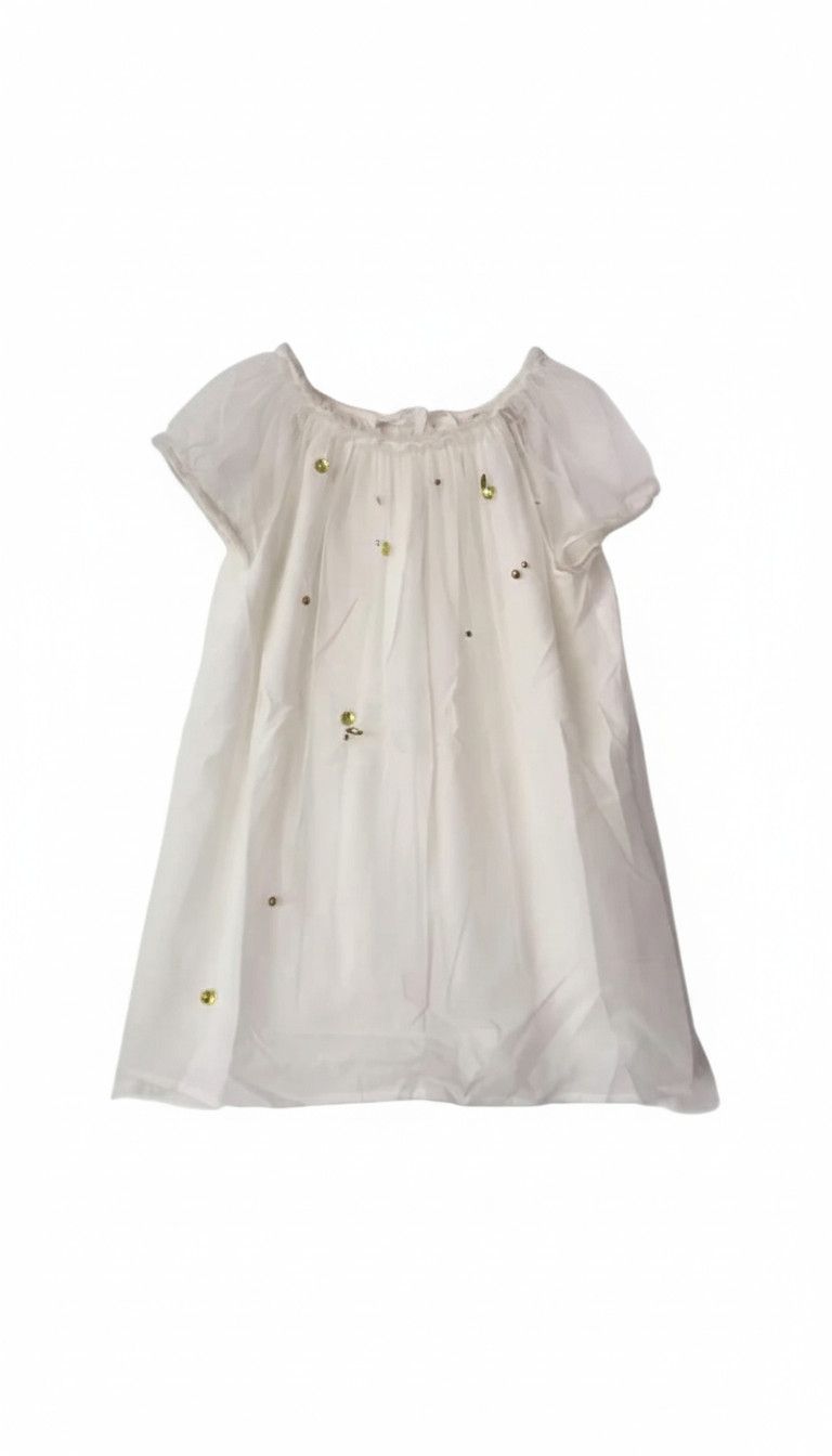 Other Divine BNWT Bonpoint girls Robe Habillee tulle jewel sequin Size XS / US 0-2 / IT 36-38 - 2 Thumbnail