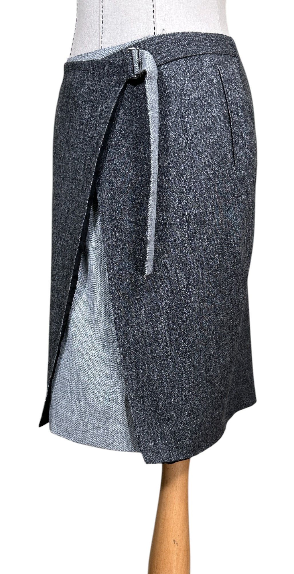 Paul Smith Wool Midi Skirt Size 30" / US 8 / IT 44 - 3 Thumbnail