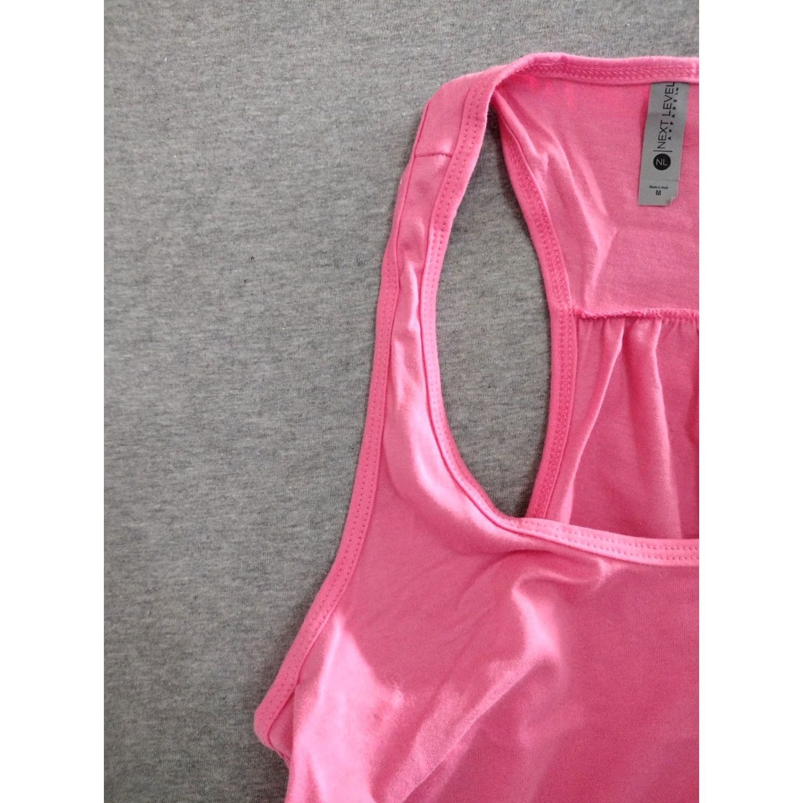 Next Level Next Level Women's Racerback Athletic Tank Top Shirt Pack of 3 Size M Pink Size M / US 6-8 / IT 42-44 - 5 Thumbnail