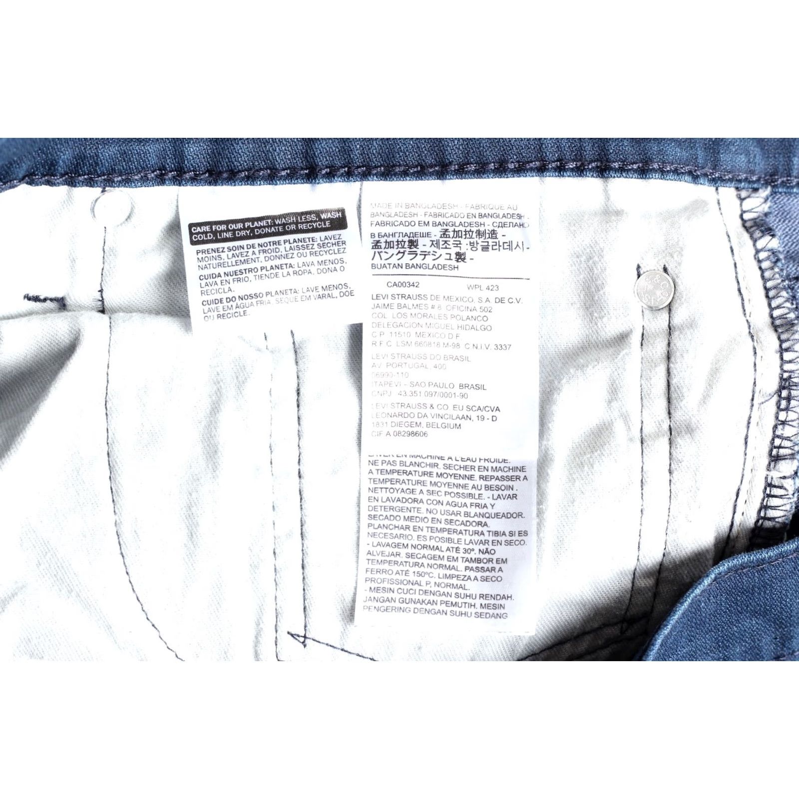 Levi's LEVI’S 512 Slim Taper Jeans Men 34 W ~32 L Stretch DZ7649 Denim Blue 5-Pocket Rise Mid 512 Model Size US 34 / EU 50 - 7 Thumbnail