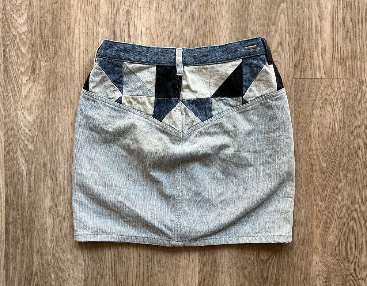 Diesel Vintage Diesel Avant Garde Denim Button Skirt Size 27" / US 4 / IT 40 - 8 Thumbnail