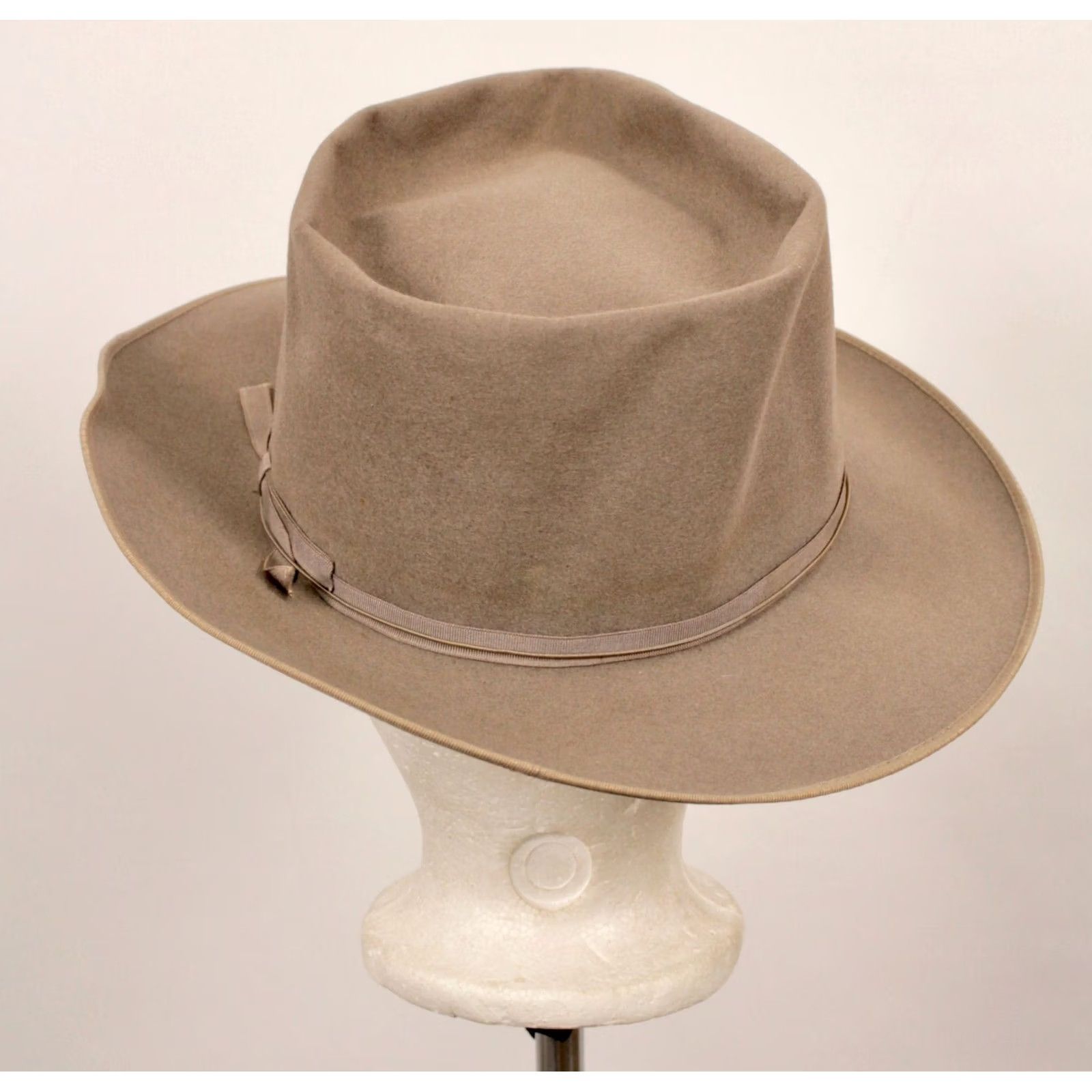 Vintage VINTAGE Dobbs Fedora Hat Men's 7 50s Grey Size ONE SIZE - 4 Thumbnail