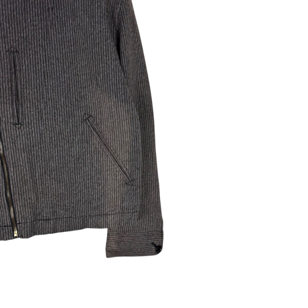 Nepenthes ❄️NEPENTHES HERRINGBONE DENIM BIKER JACKET Size US M / EU 48-50 / 2 - 6 Thumbnail