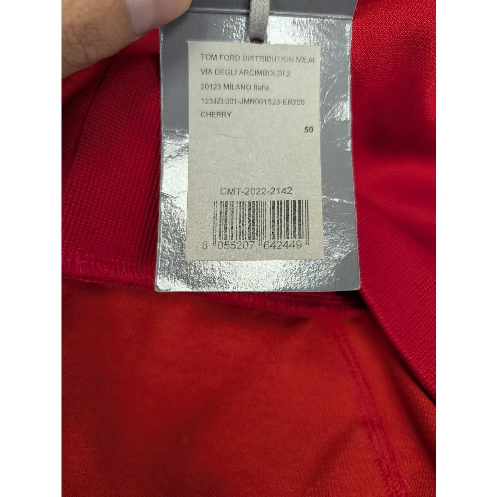 Tom Ford o1rshd1 Cut And Sewn Full Zip Knitted Sweater in Red Size US M / EU 48-50 / 2 - 17 Thumbnail