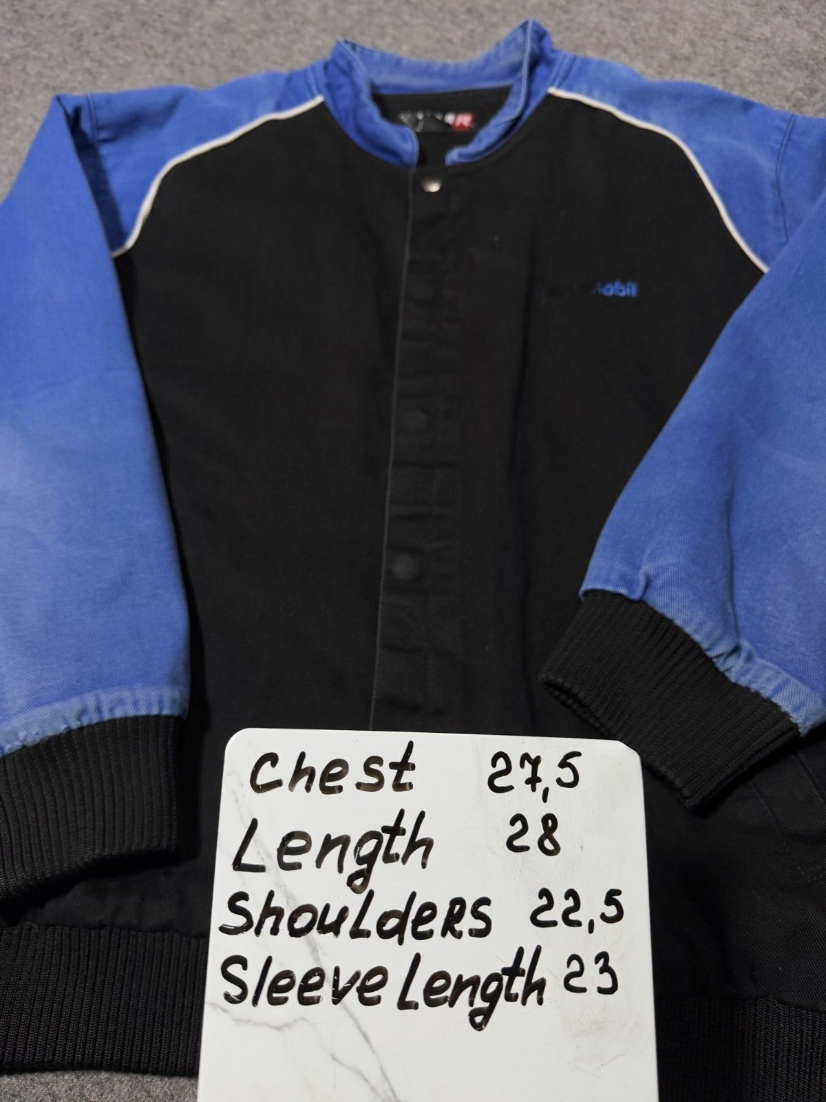 Vintage Heavyweight Racing Denim Bomber Embroidered Moto Zip XL Size US XL / EU 56 / 4 - 9 Thumbnail