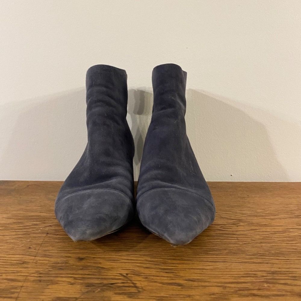 Alexandre Birman Alexandre Birman Blue Suede Heeled Boots EU 38.5 Size US 8 / IT 38 - 4 Thumbnail