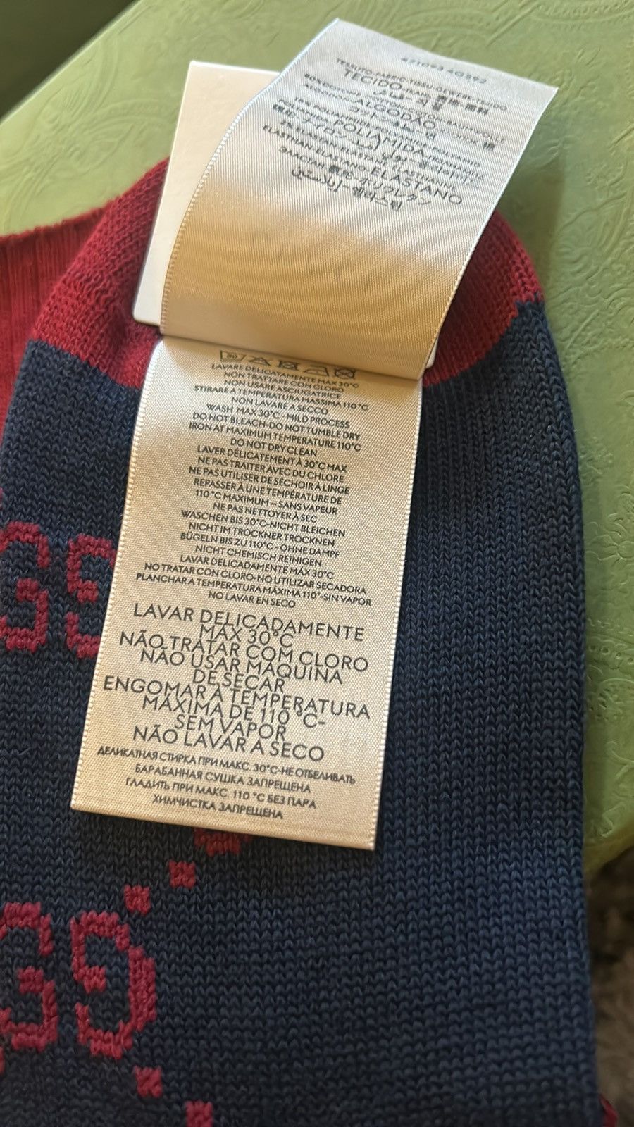 Gucci Gucci GG Signature Socks size M Size ONE SIZE - 5 Thumbnail