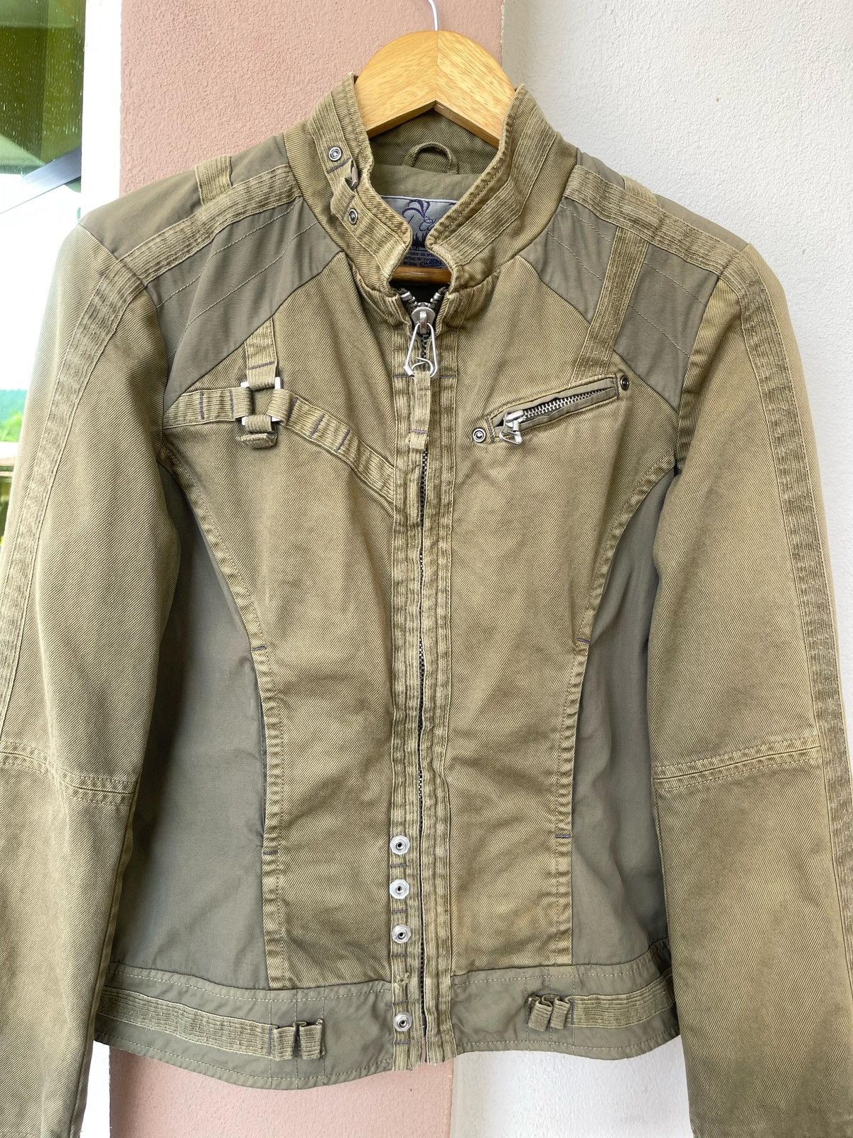 Designer × Diesel × Vintage Spring Summer Wind Diesel Parachute Jacket Size M / US 6-8 / IT 42-44 - 4 Thumbnail