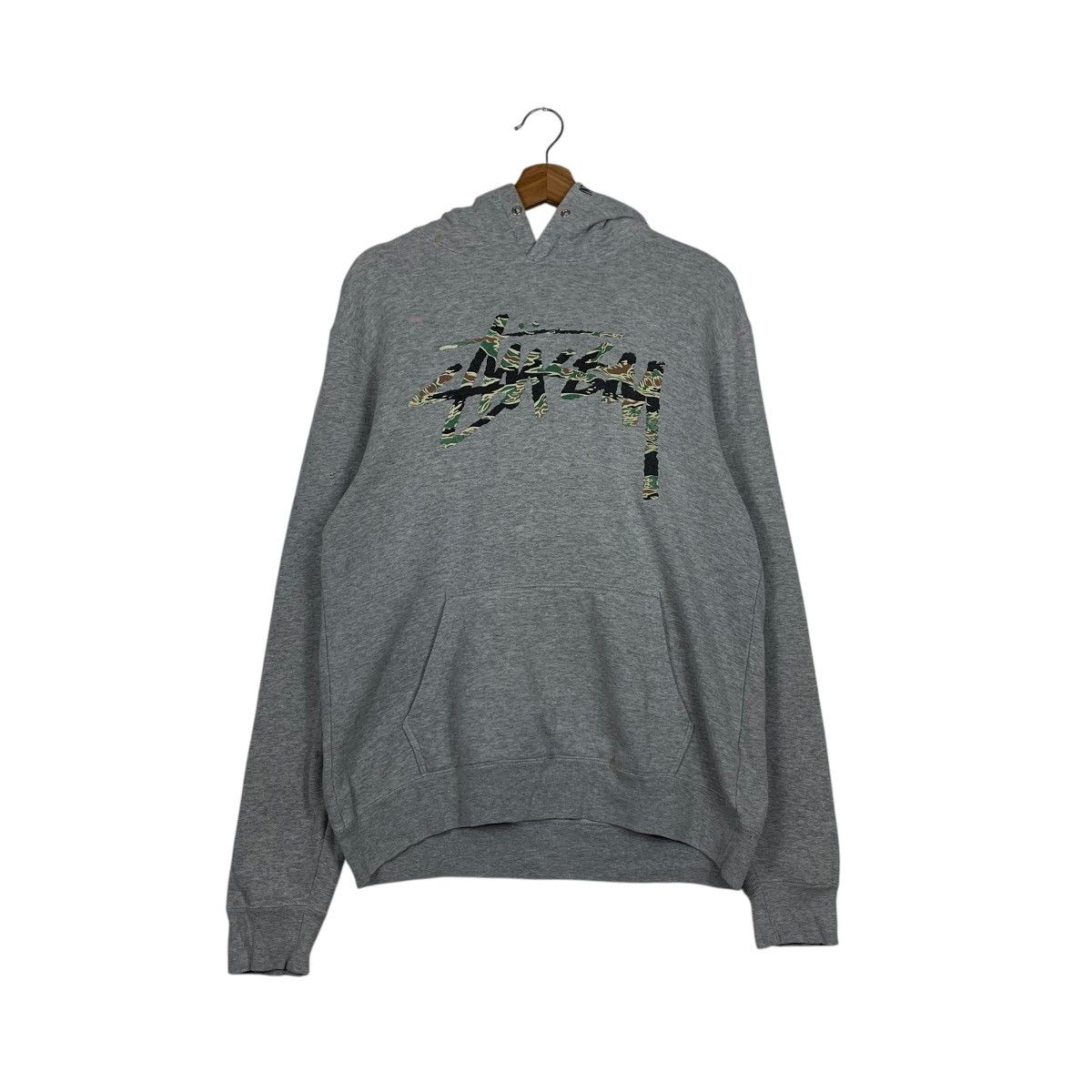 Stussy STUSSY Camo Big Logo Pullover Hoodies Sweatshirts #1928-C84 Size US M / EU 48-50 / 2 - 7 Thumbnail