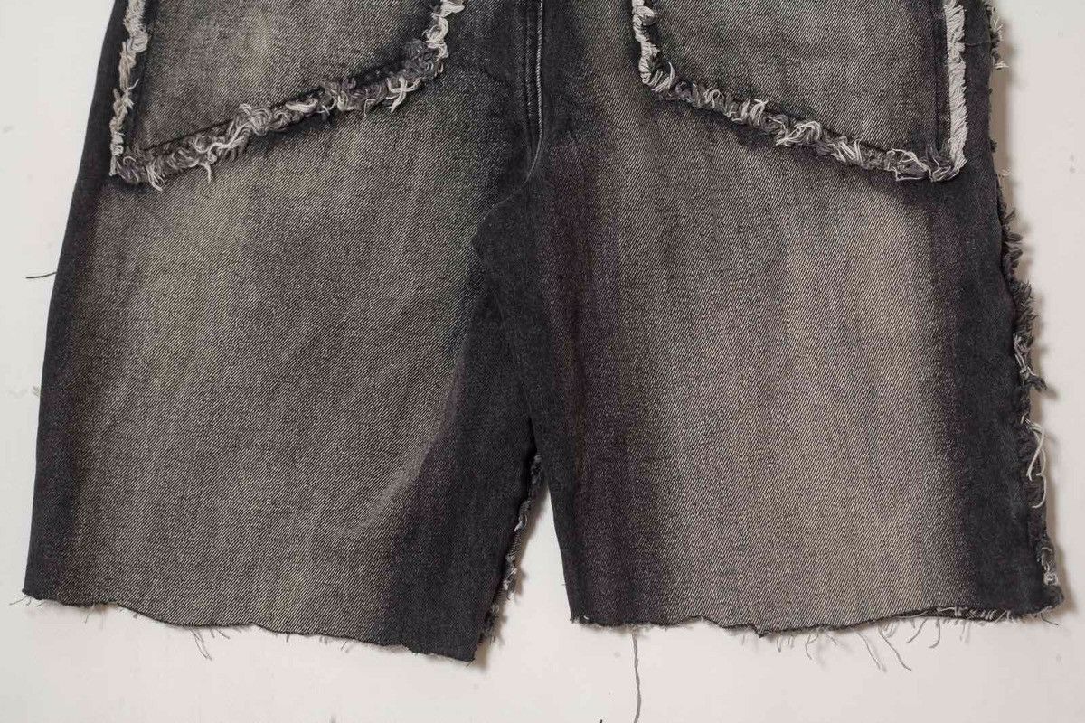No Faith Studios NO/FAITH STUDIOS Gray Flared Shorts Size US 34 / EU 50 - 11 Thumbnail