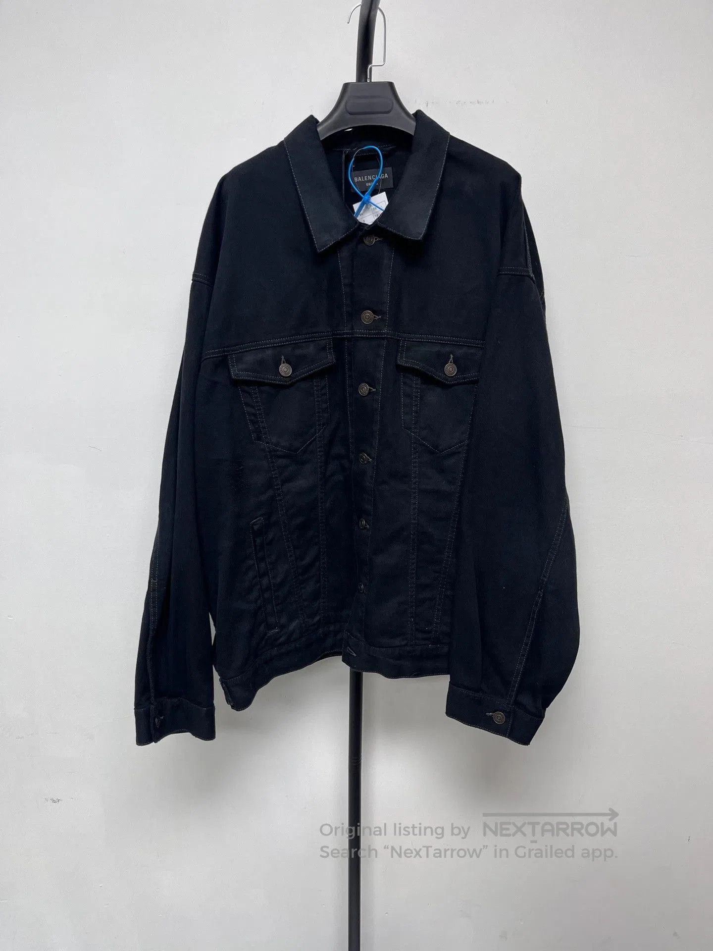 Balenciaga Balenciaga Logo Single-breasted Men's Jacket. Size US M / EU 48-50 / 2 - 2 Thumbnail