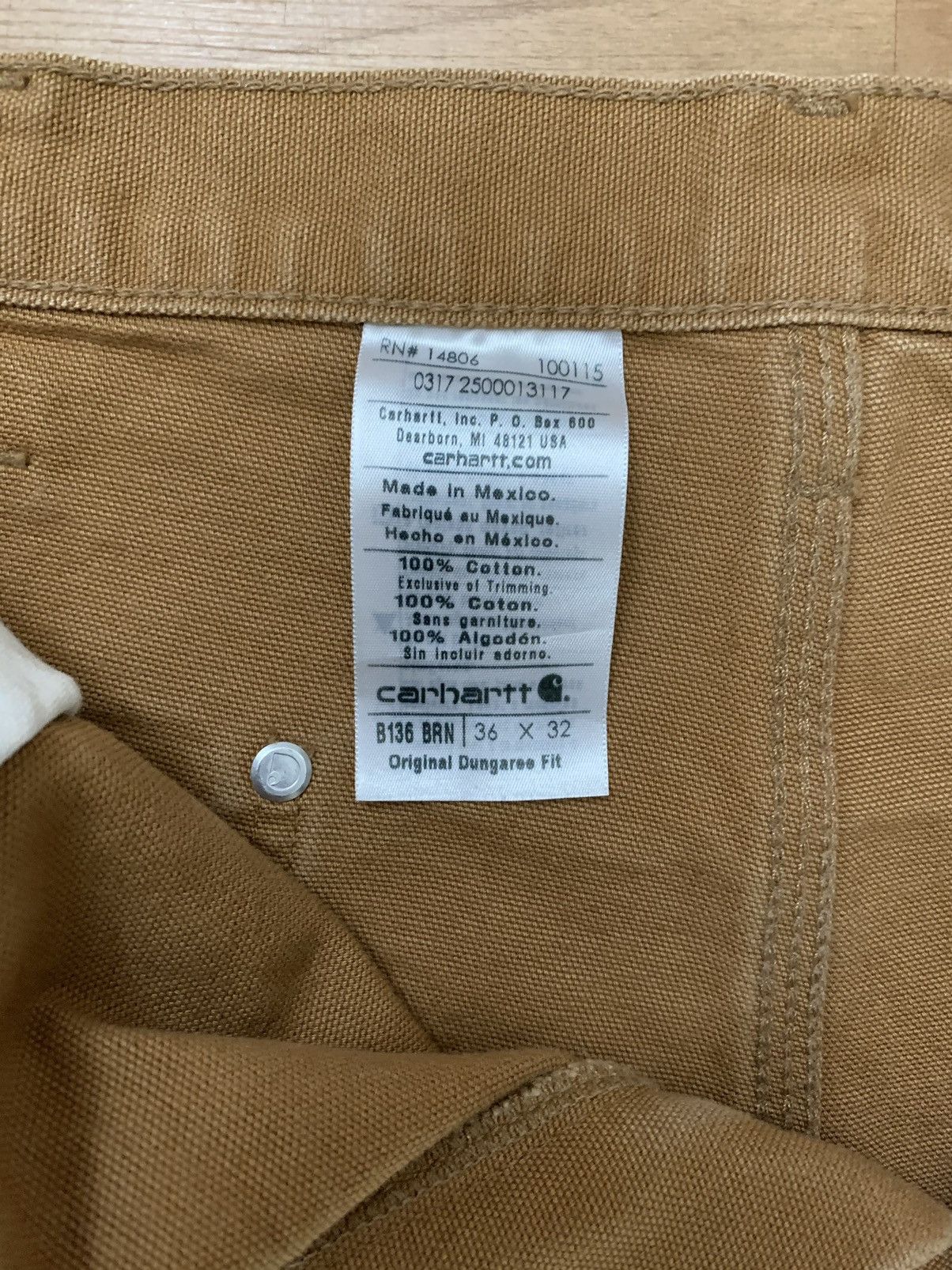 Carhartt 📙Carhartt Double-Knee Workwear Pants (36x32) Size US 36 / EU 52 - 5 Thumbnail