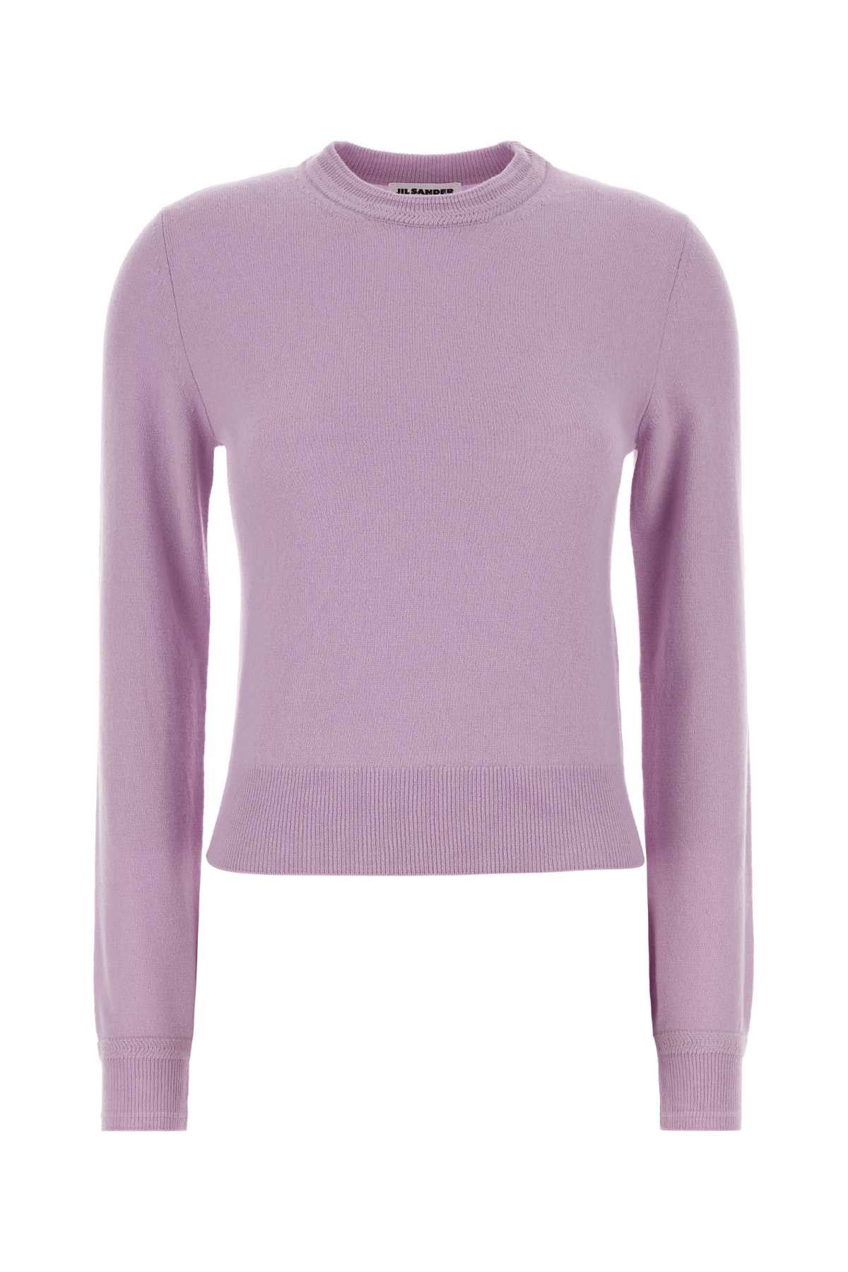 Jil Sander Lilac Wool Sweater Size S / US 4 / IT 40 - 1 Thumbnail
