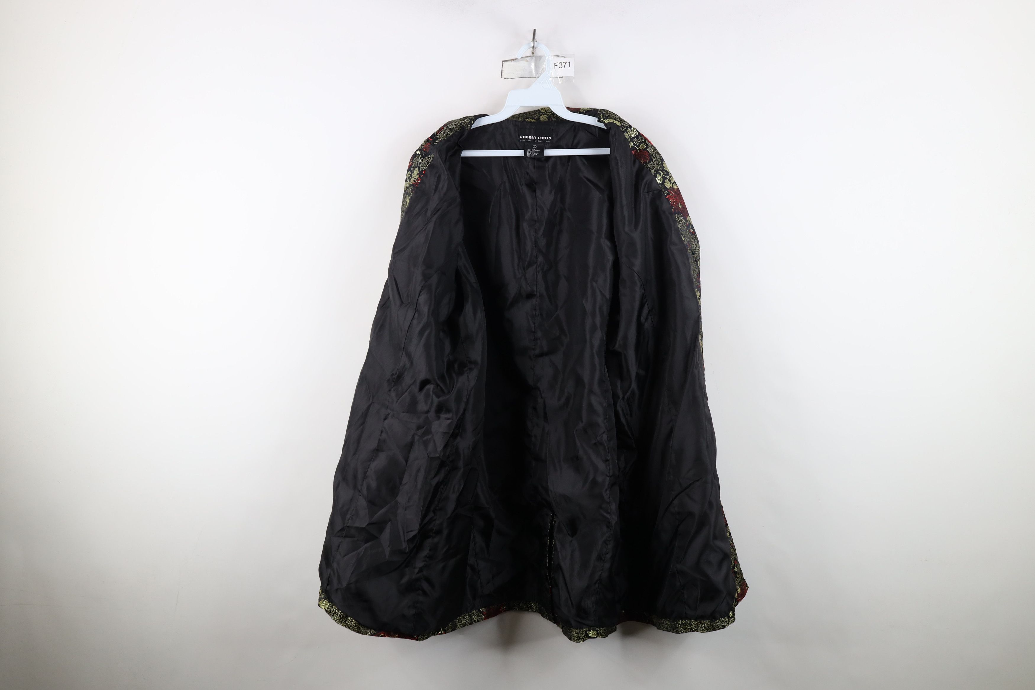 Vintage Vintage 90s Streetwear Flower Kimono Blazer Suit Jacket Size XL / US 12-14 / IT 48-50 - 9 Thumbnail