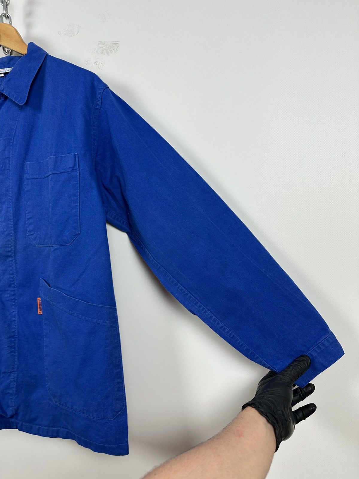 Le Laboureur 80s Vintage Lutteurs French Workwear Sanfor Chore Jacket Size US M / EU 48-50 / 2 - 12 Thumbnail