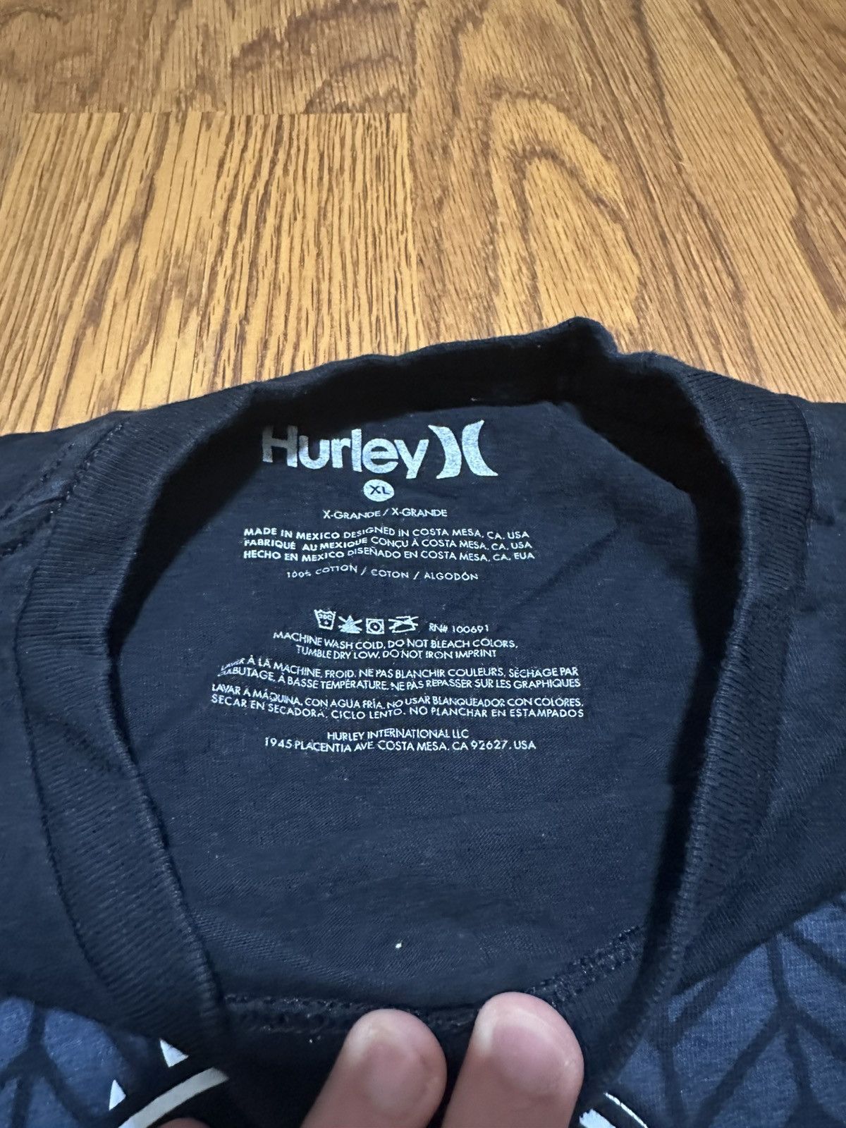 Hurley × Vintage T-shirt Old-school Hurley Size: XL Size US XL / EU 56 / 4 - 3 Thumbnail