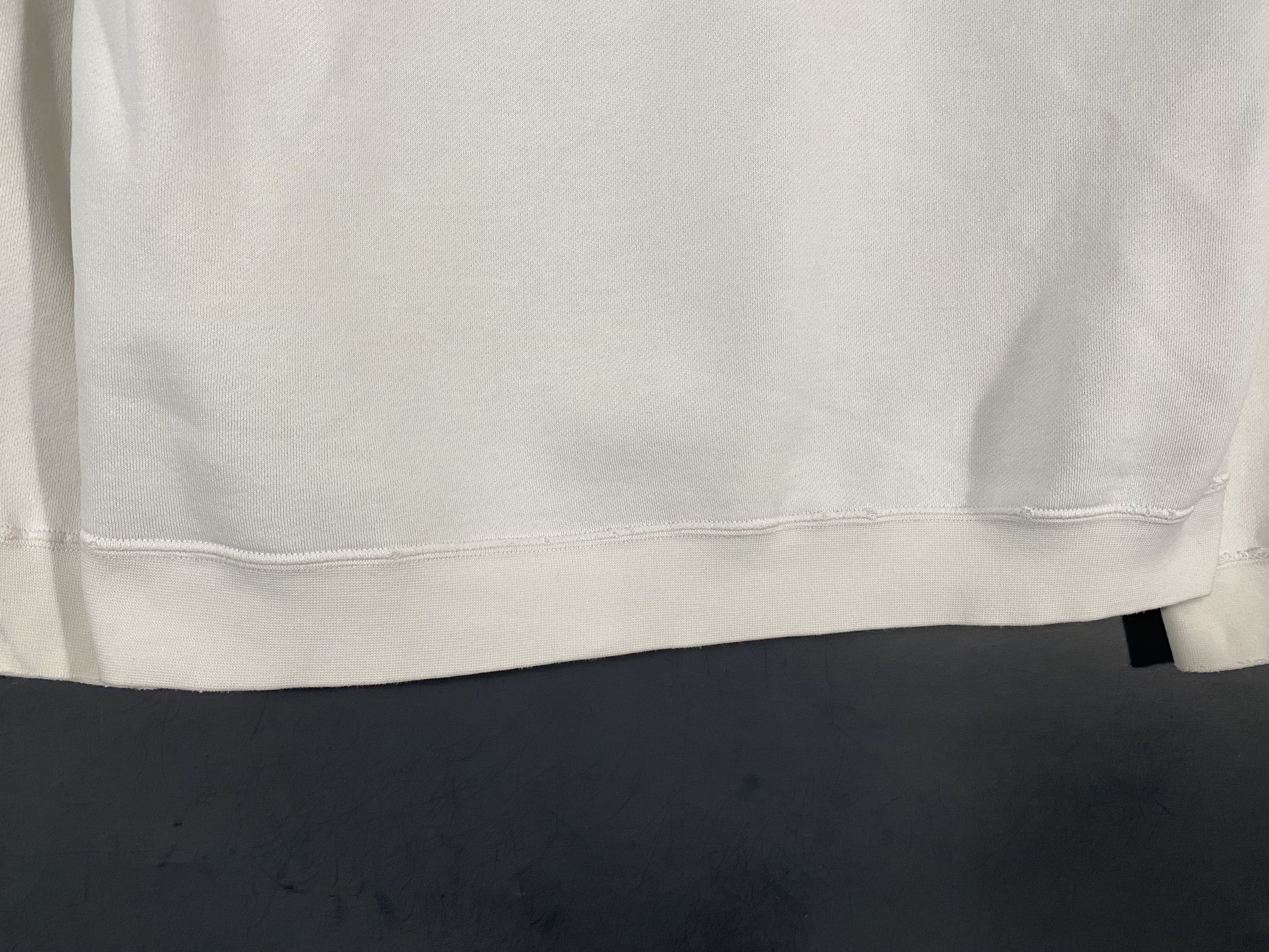 Nike Vintage 2000s Nike Single Swoosh Pullover Hoodie White Size US L / EU 52-54 / 3 - 9 Thumbnail