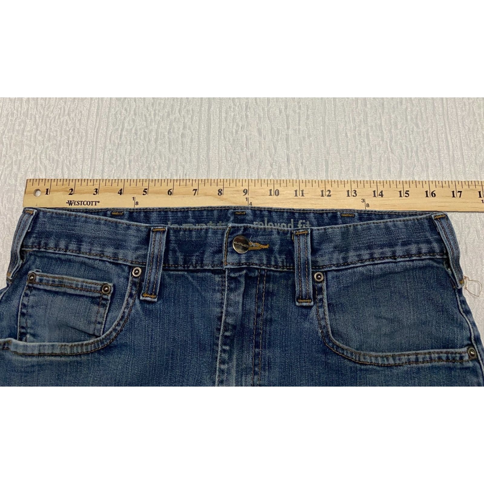 Carhartt VINTAGE Carhartt Rugged Flex Relaxed Fit Men's Jeans Size 32×30 Blue Straight Size US 32 / EU 48 - 7 Thumbnail