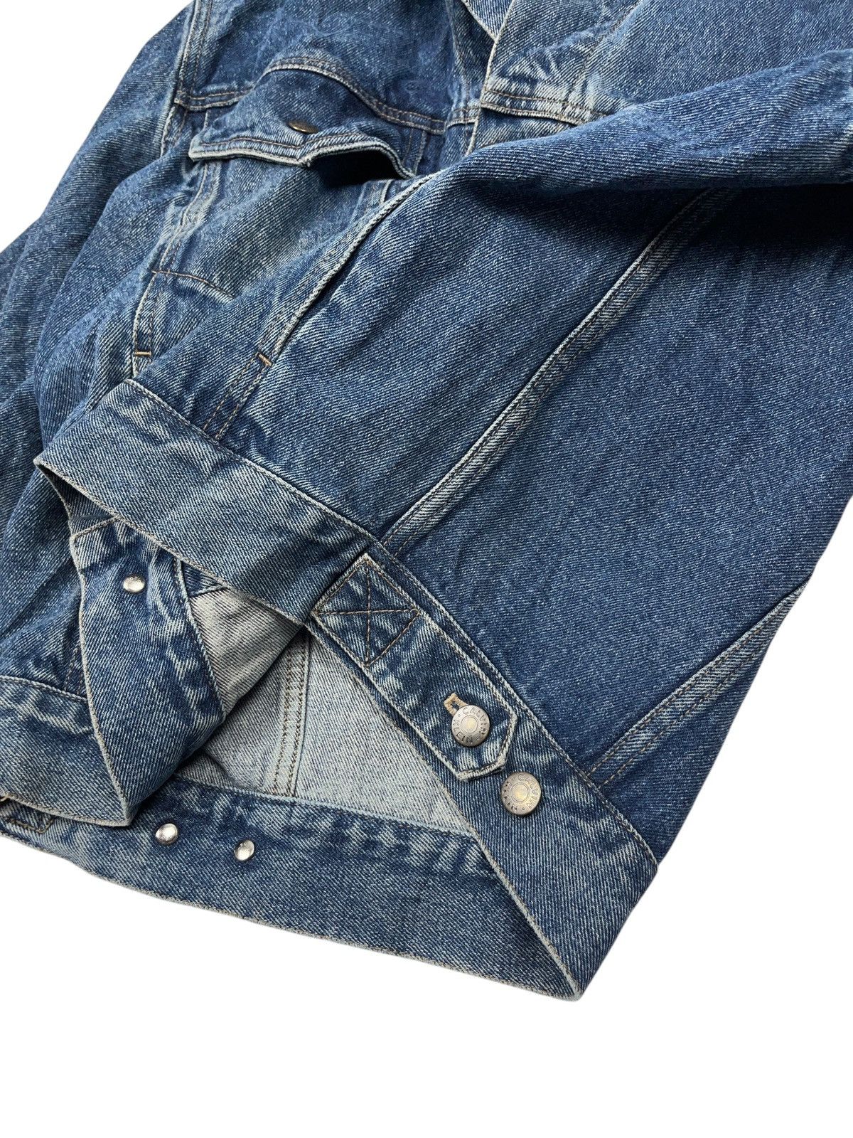 Calvin Klein × Vintage Vintage 80s Calvin Klein Denim Jacket Scovill Buttons Size US M / EU 48-50 / 2 - 12 Thumbnail