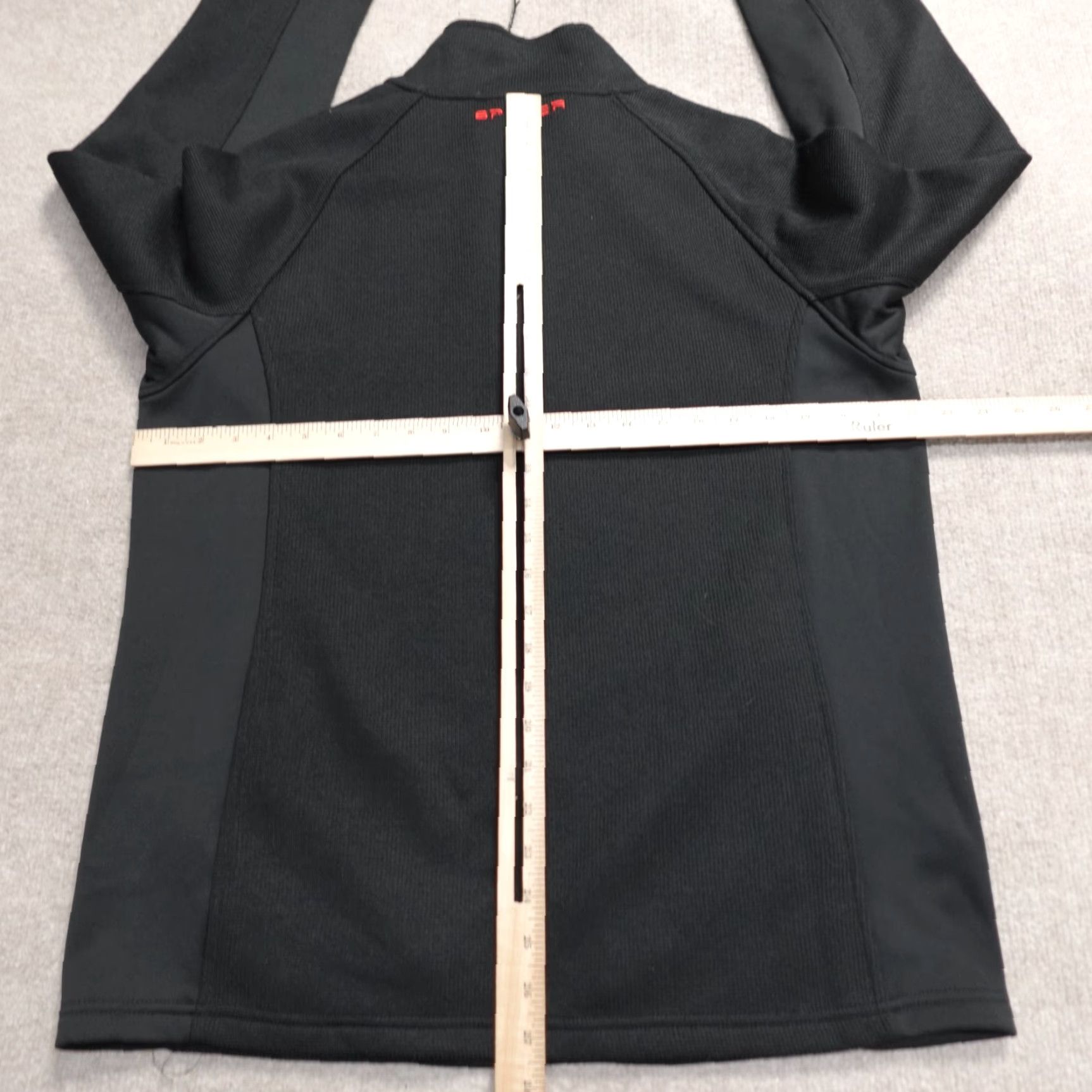 Spyder Spyder Pullover 1/4 Zip Long Sleeve Black Fleece Performance Hiking Mens L Size US L / EU 52-54 / 3 - 3 Thumbnail